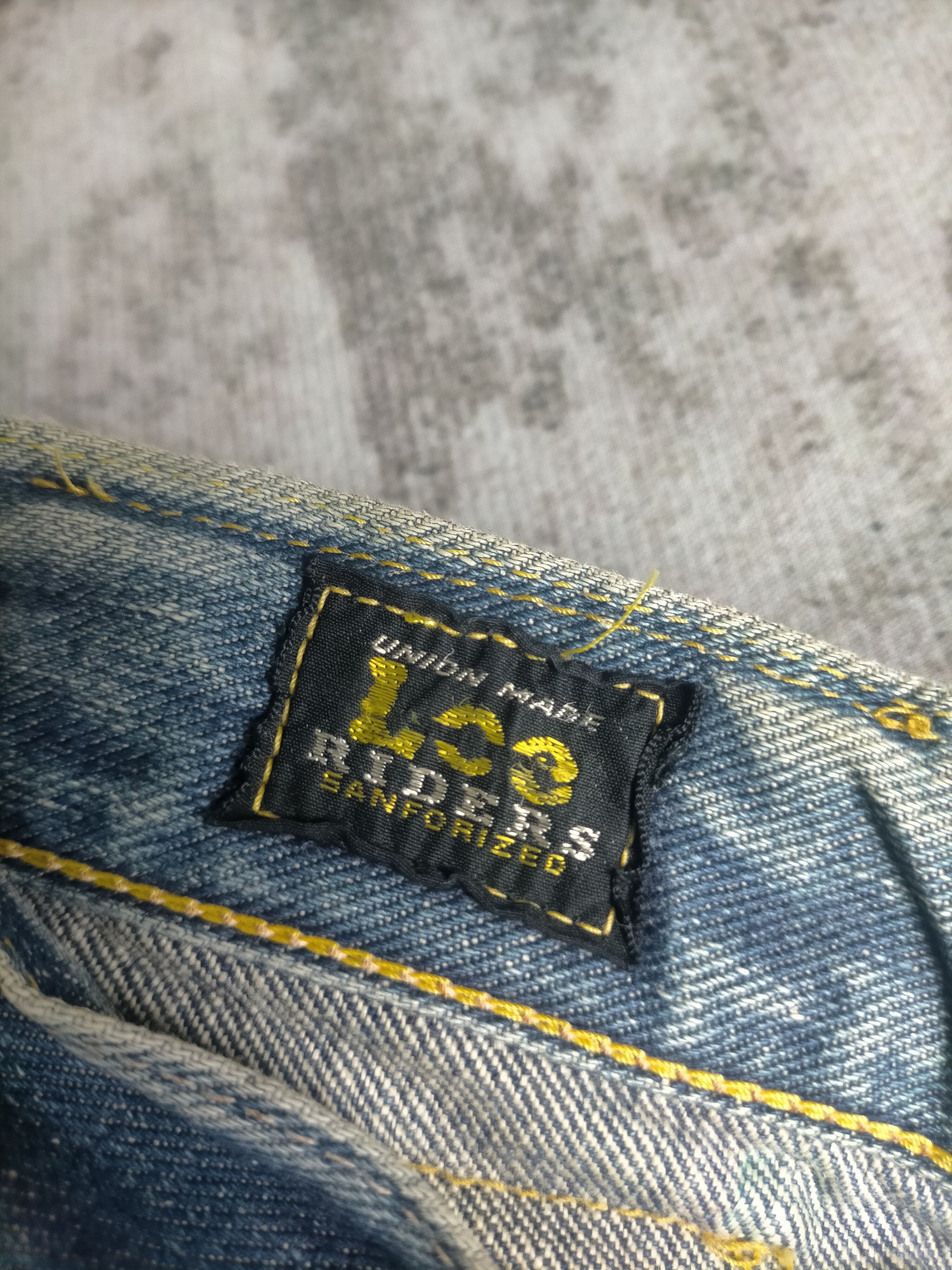 Lee 🔥 Vintage 90s Lee Selvedge Distressed Washed Jeans Size US 30 / EU 46 - 7 Thumbnail