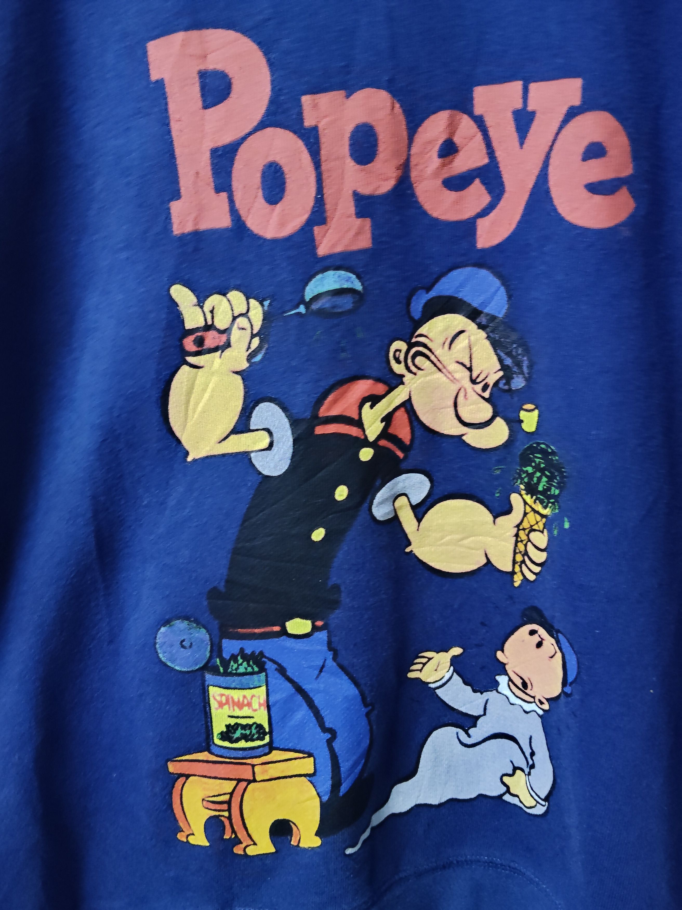 Cartoon Network vintage POPEYE sweatshirt Size US S / EU 44-46 / 1 - 3 Thumbnail