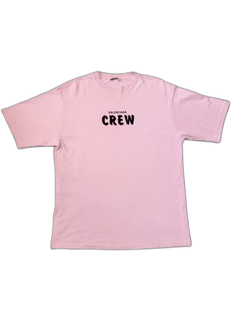 Balenciaga Balenciaga Pink Crew Short Sleeve TShirt-2506 Size S / US 4 / IT 40 - 1 Thumbnail