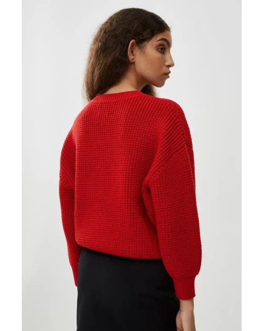 Givenchy o1srvl11e0725 4G Jacquard Sweater in Red Size M / US 6-8 / IT 42-44 - 4 Thumbnail