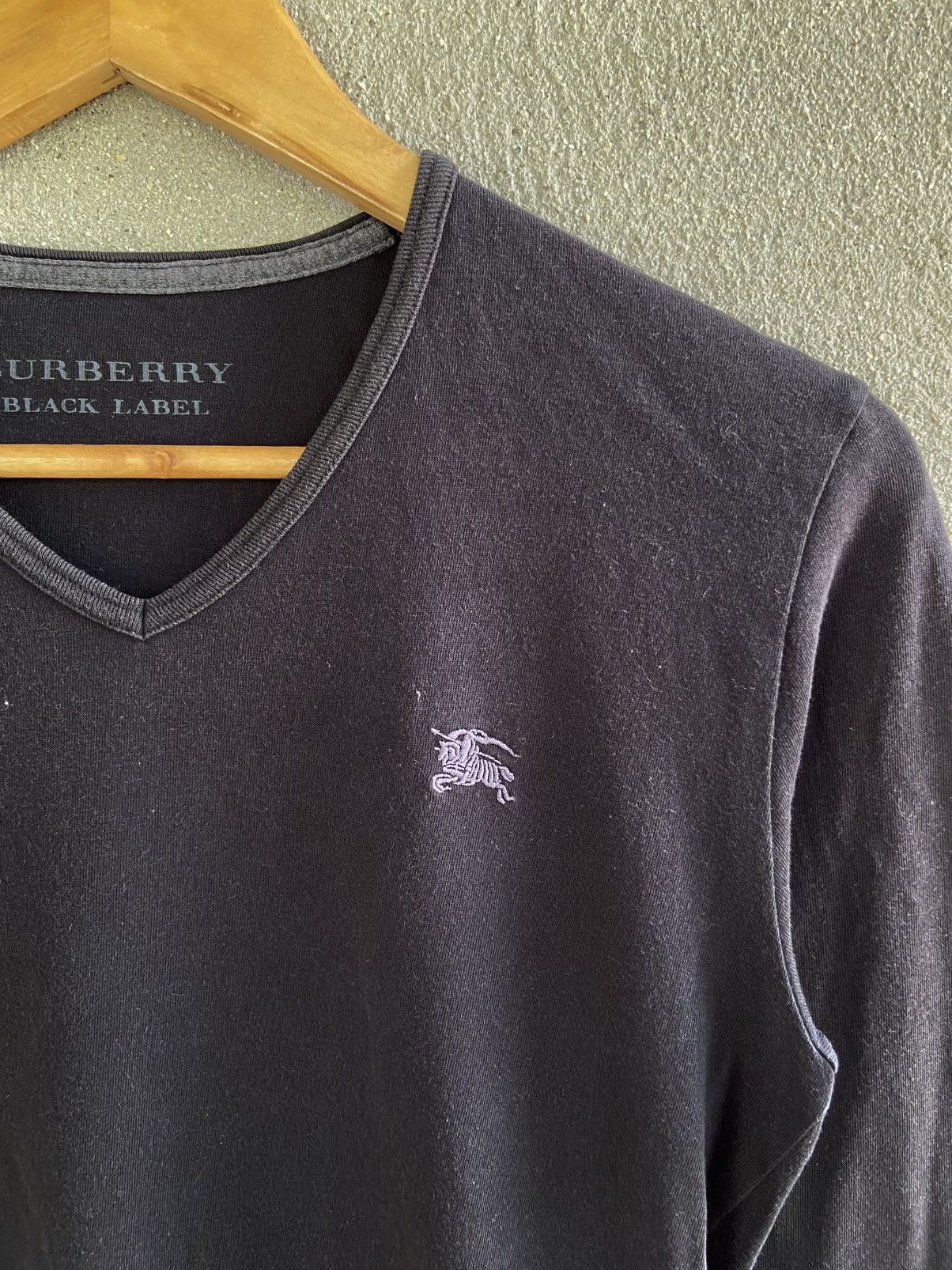 Burberry Burberry Black Label embroidery logo long sleeve shirt Size S / US 4 / IT 40 - 3 Thumbnail