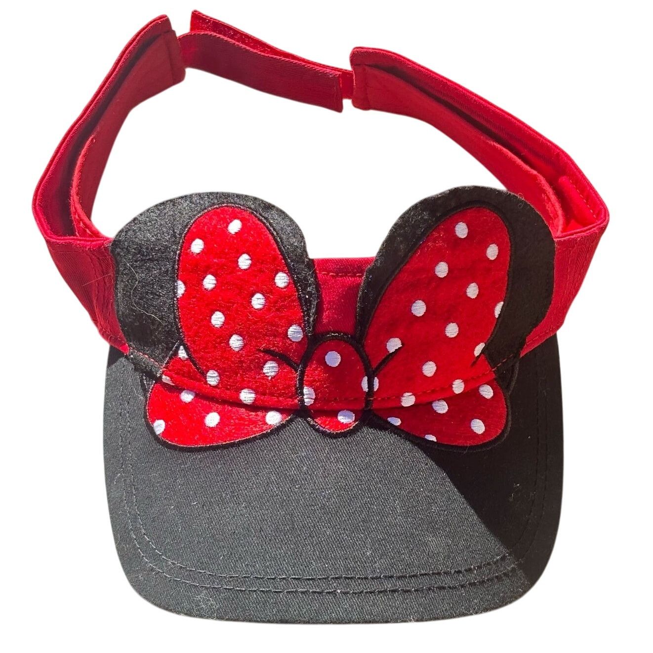Disney Red Disney Minnie Mouse Visor Size ONE SIZE - 3 Thumbnail