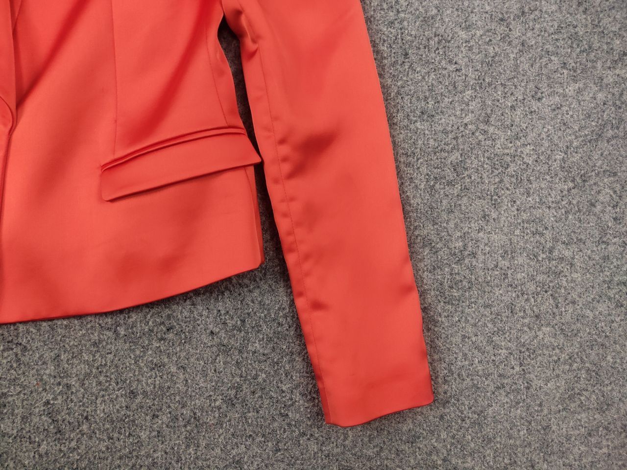 Just Cavalli Just Cavalli Italy One Button Orange satin Blazer Jacket Size S / US 4 / IT 40 - 6 Thumbnail