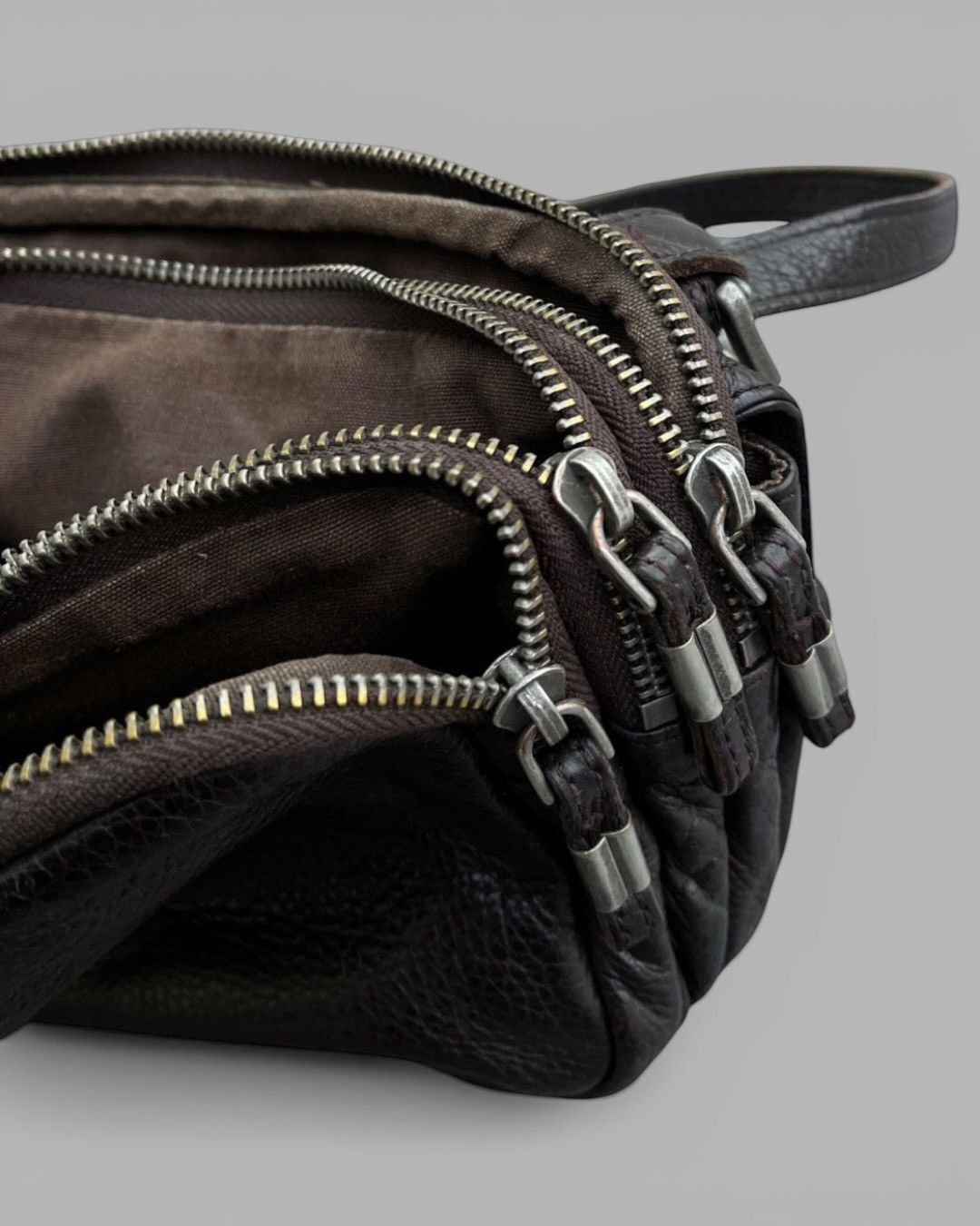 LIEBESKIND BERLIN Vintage L.BERLIN Margiela Style Multi Zipped Crossbody Bag Size ONE SIZE - 13 Thumbnail
