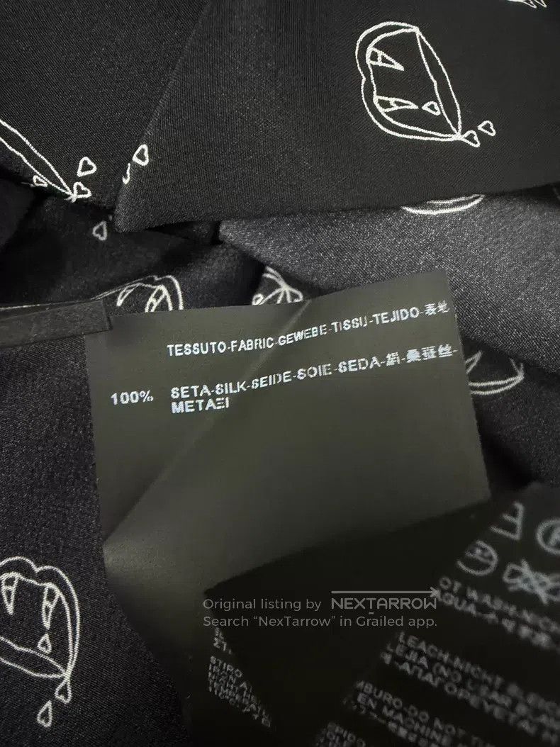 Saint Laurent Paris Saint Laurent Paris Size 40 Black Mulberry Silk Vampire Fa Size US M / EU 48-50 / 2 - 6 Thumbnail