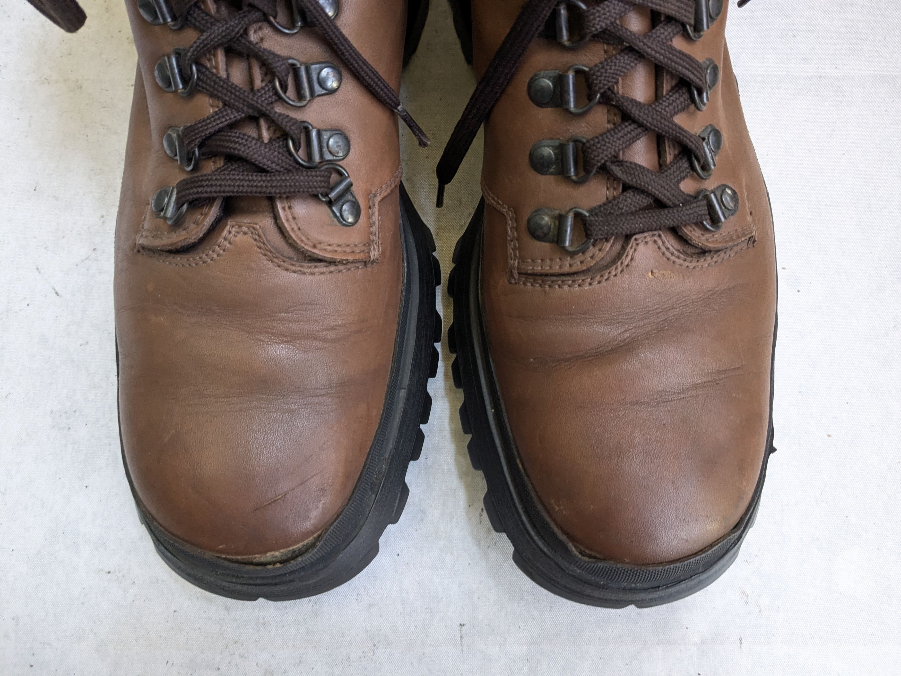 Prada Prada Combat Boots Brown 10.5 High Tops Leather Y2K Size US 10.5 / EU 43-44 - 7 Thumbnail
