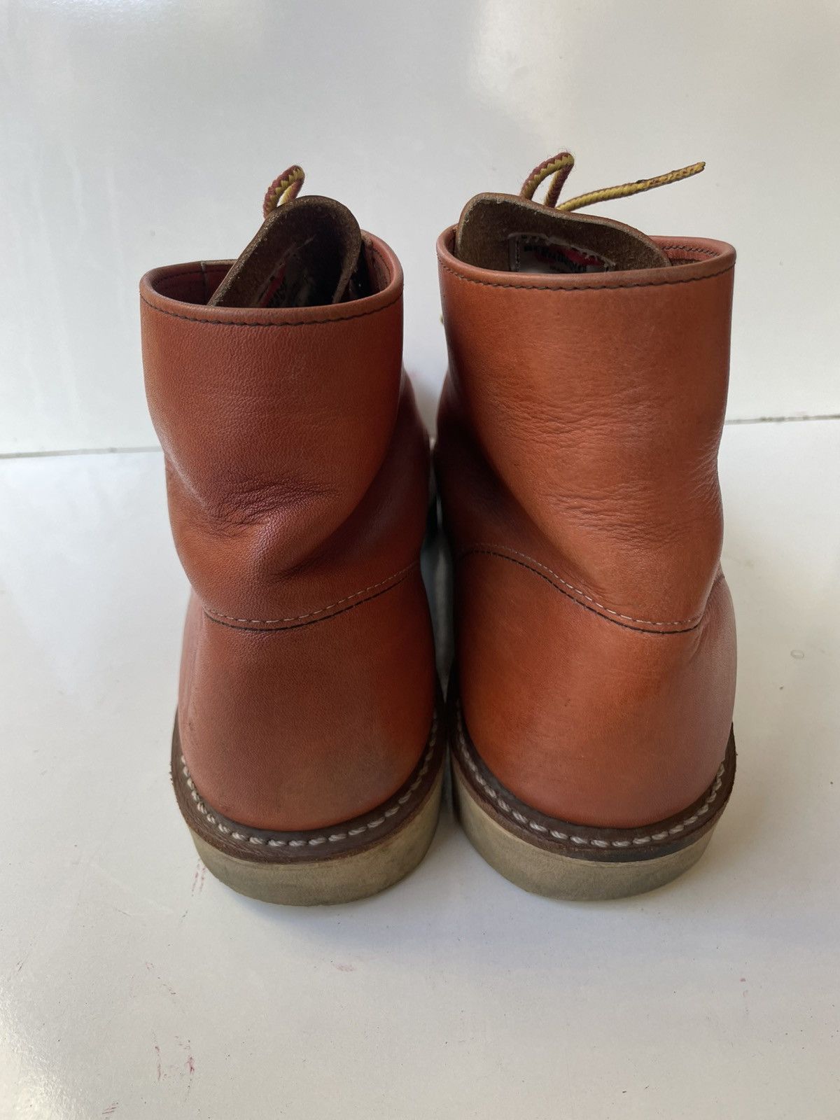 Red Wing Red Wing 8166 Round-Toe Brown Leather Men's Boots USA 9.5 Size US 9.5 / EU 42-43 - 11 Thumbnail