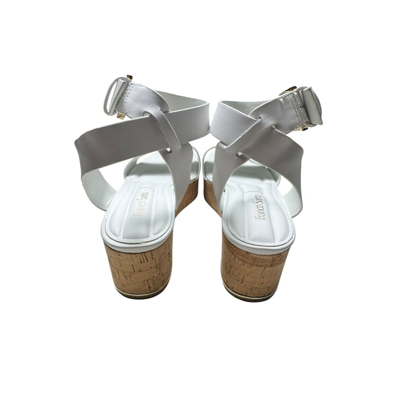 Franco Sarto NWT New Franco Sarto Presley Ankle Strap Platform Wedge San Size US 5 / IT 35 - 4 Thumbnail