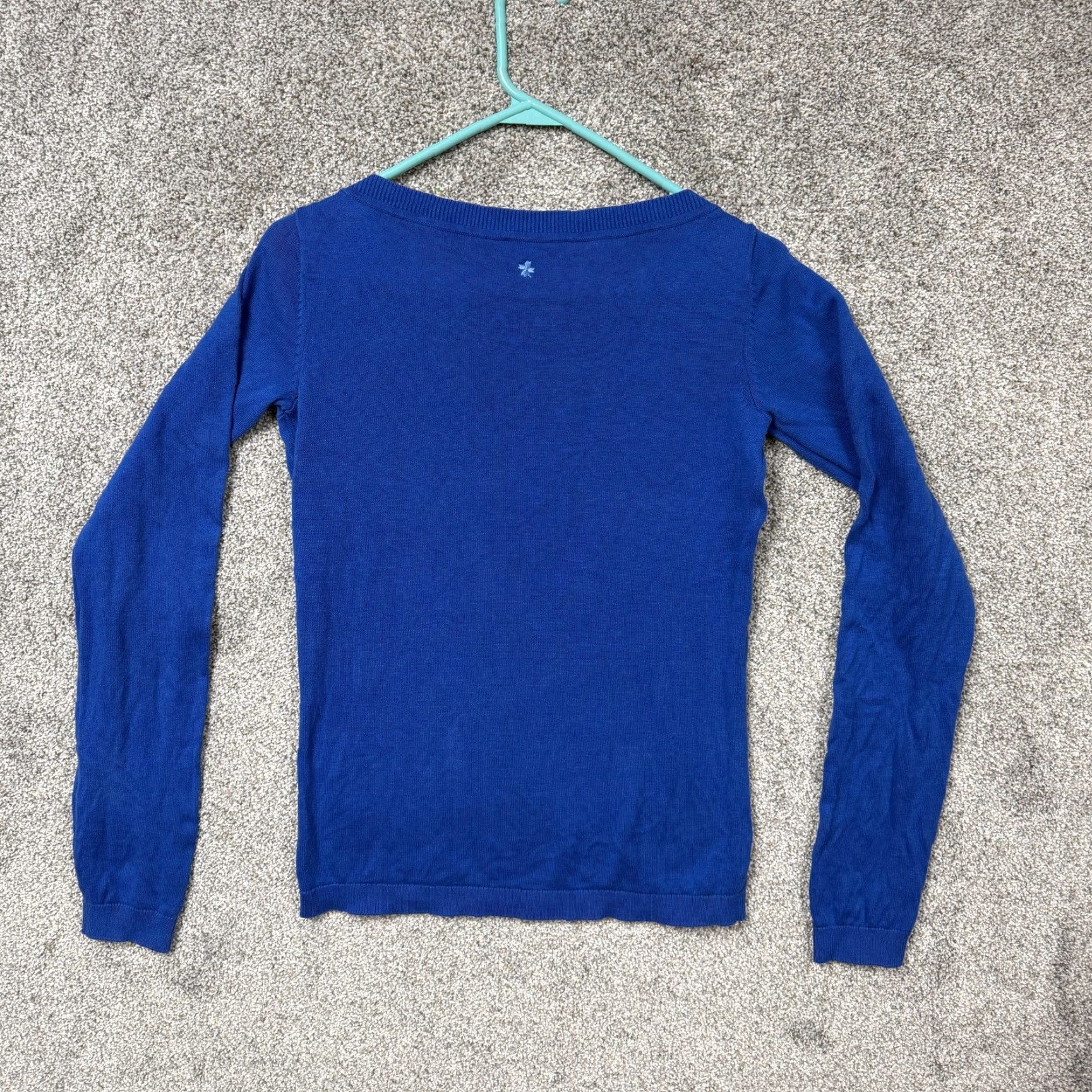 Vintage **Clover By Bobby Jones Women's S Pullover Blue Classic Office Sweater** User: Clover By Bobby Jones Women's S Pullover Blue Classic Office Sweater Size S / US 4 / IT 40 - 6 Thumbnail