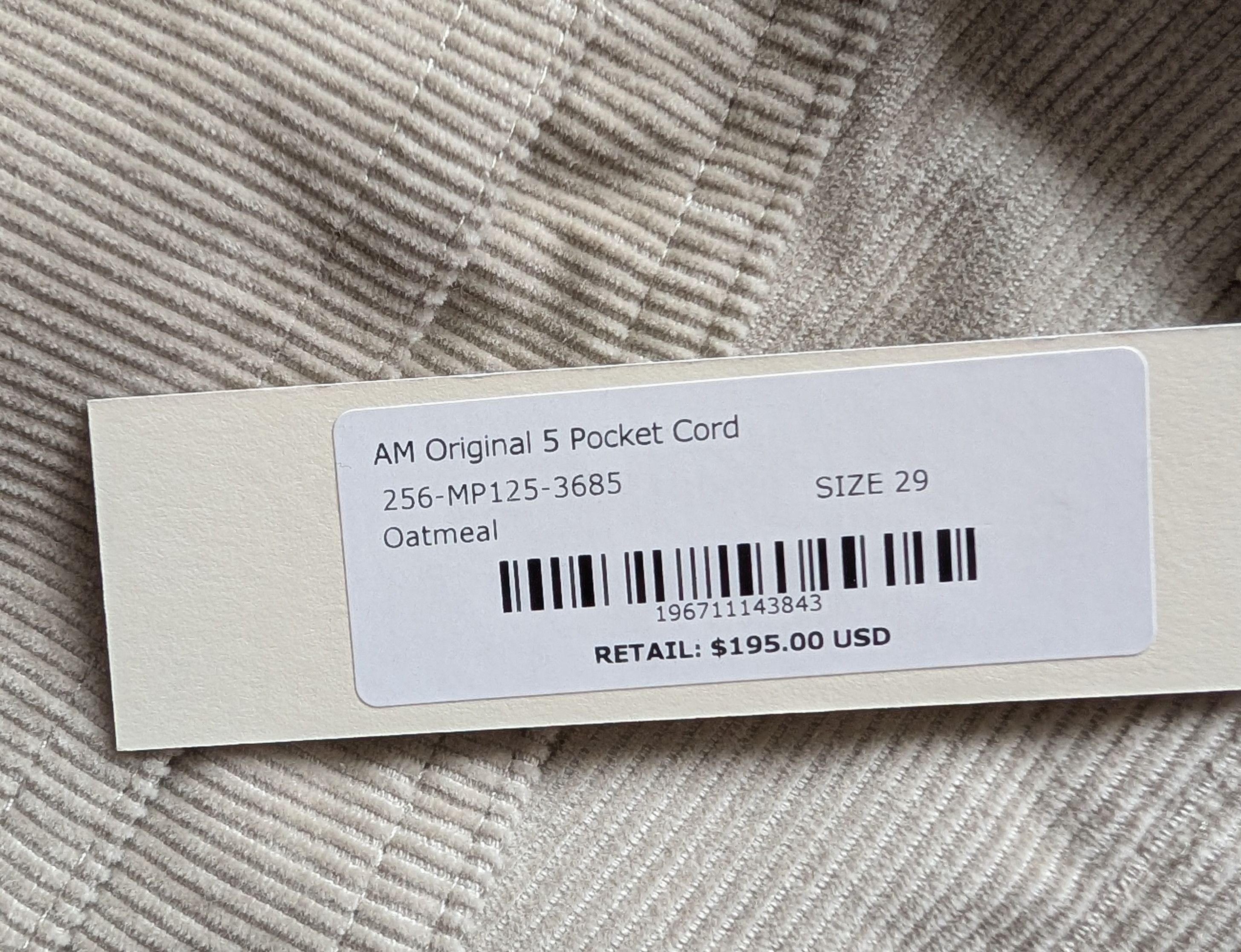 Alex Mill Corduroy Pant Size US 29 - 4 Thumbnail