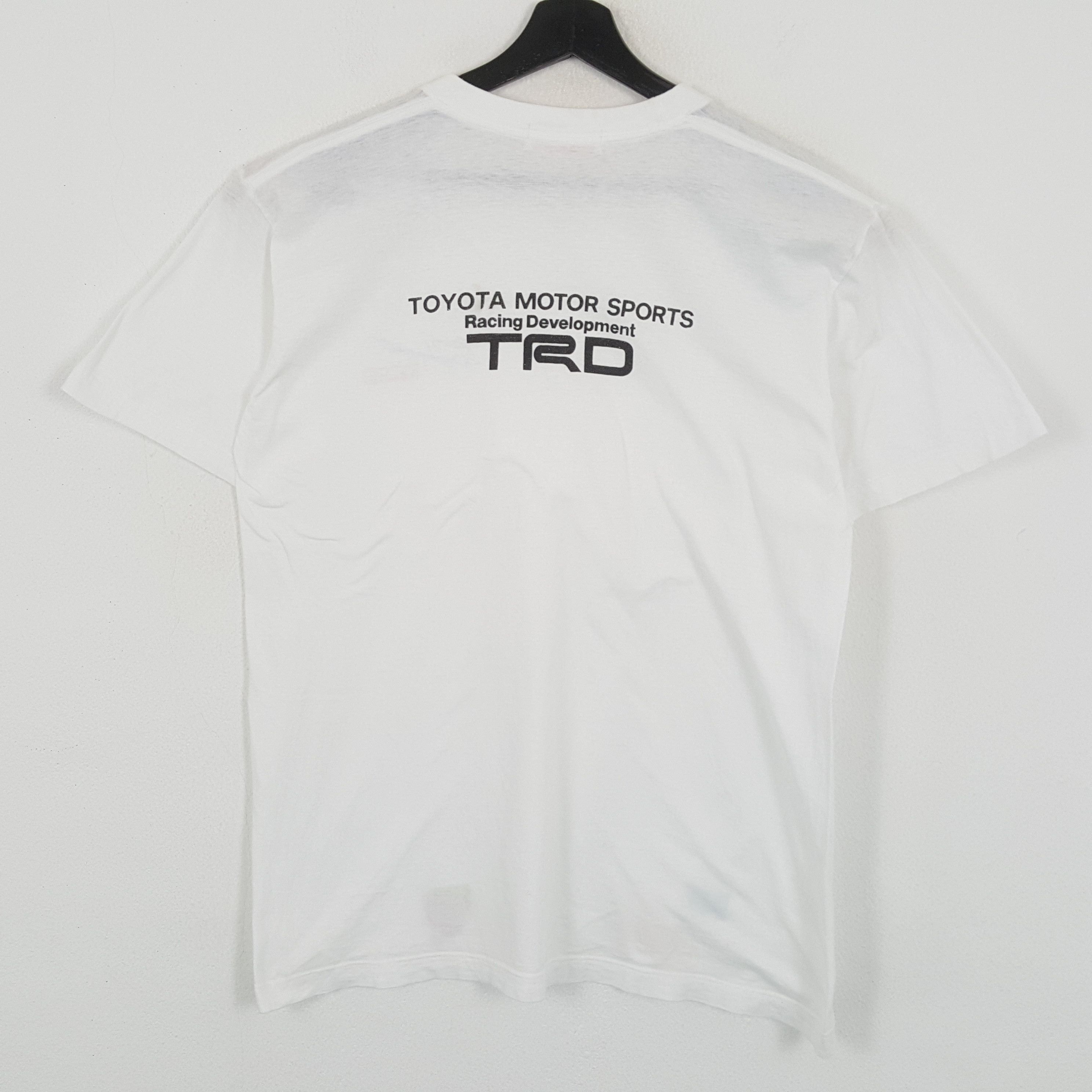 Vintage TRD TOYOTA MOTOR SPORTS Racing Development Tshirt Size US L / EU 52-54 / 3 - 1 Thumbnail