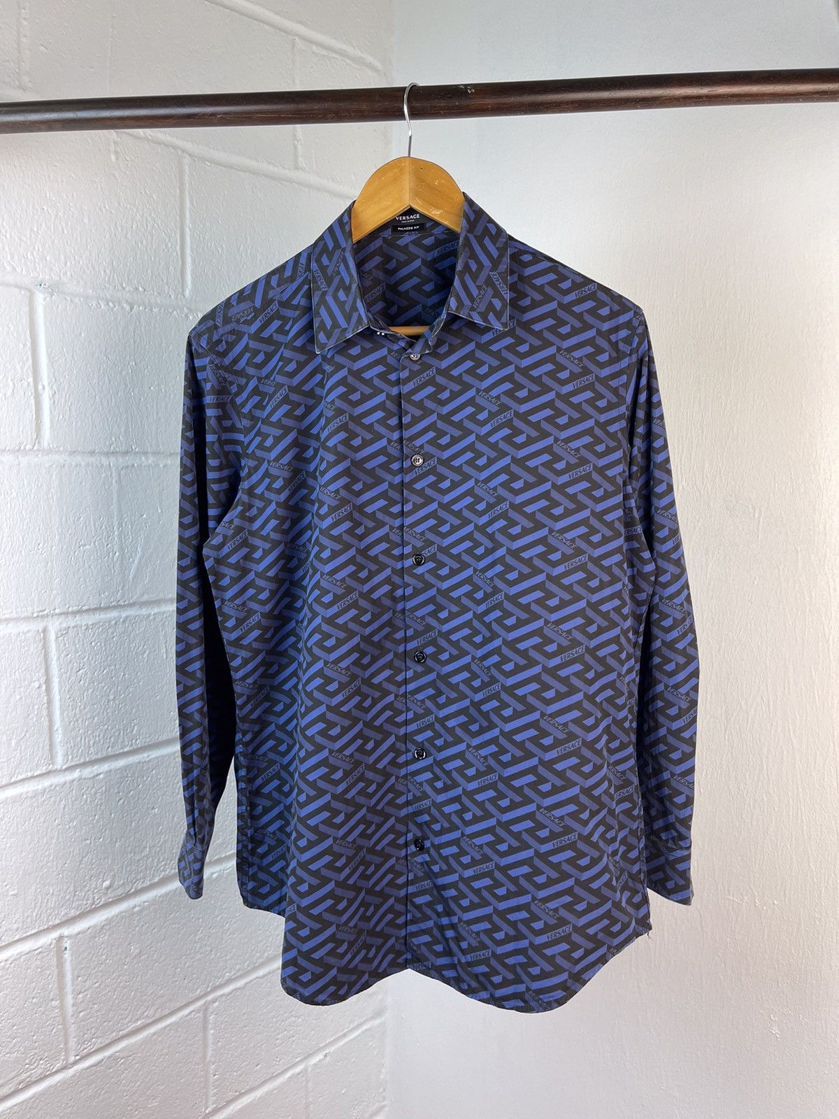 Versace La Greca Button Up