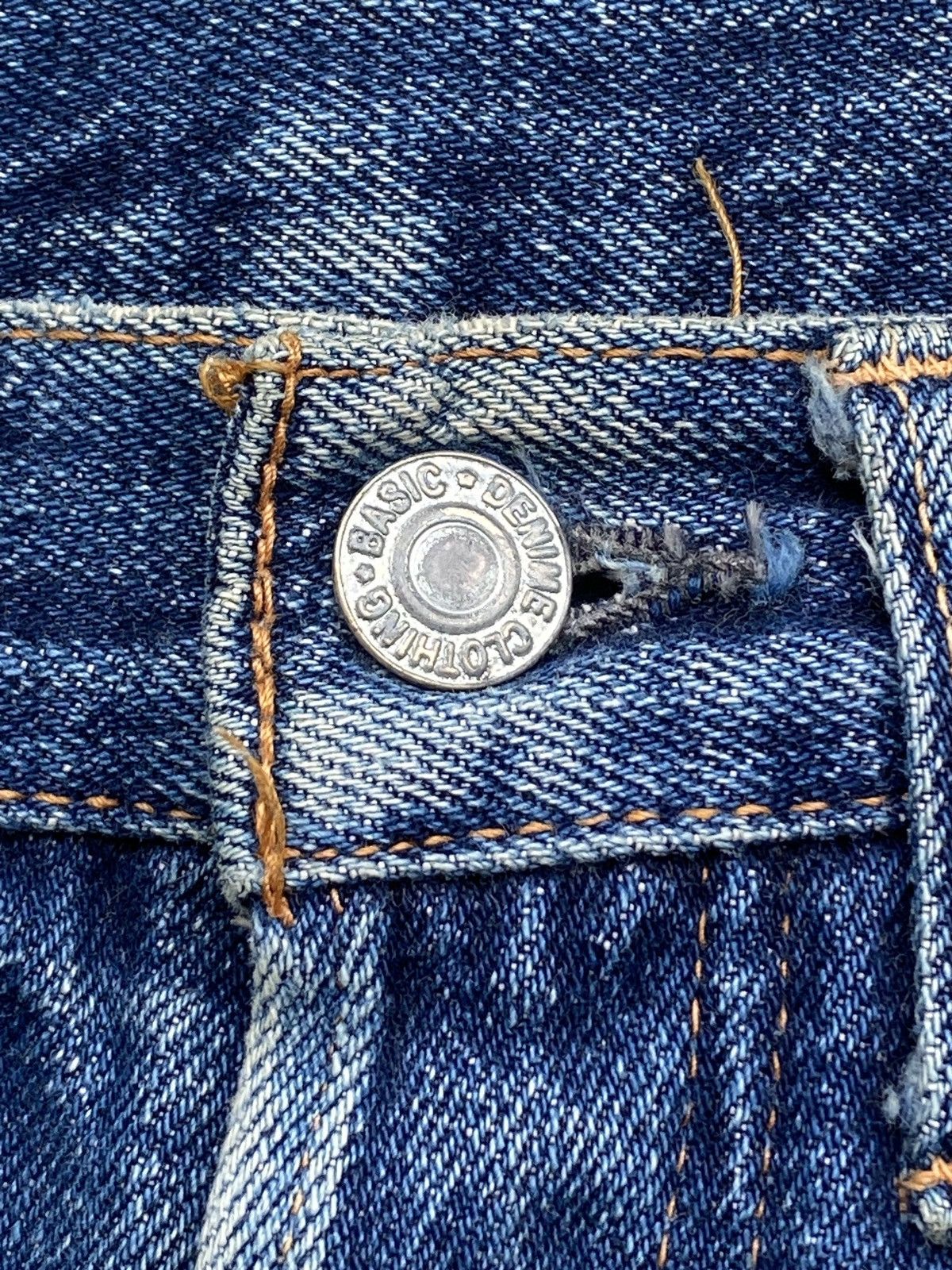 Denime × Japanese Brand × Vintage THRASHED vintage denime selvedge jeans Size US 28 / EU 44 - 5 Thumbnail