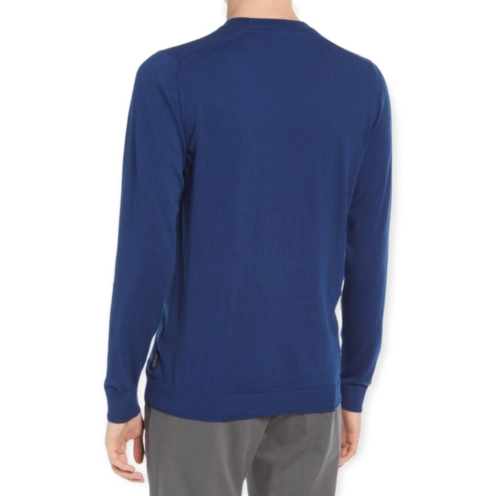 Ted Baker Ted Baker Sandkas Blue Crewneck Sweater Size 7 (3X) NWT $149 Size US XXL / EU 58 / 5 - 5 Thumbnail