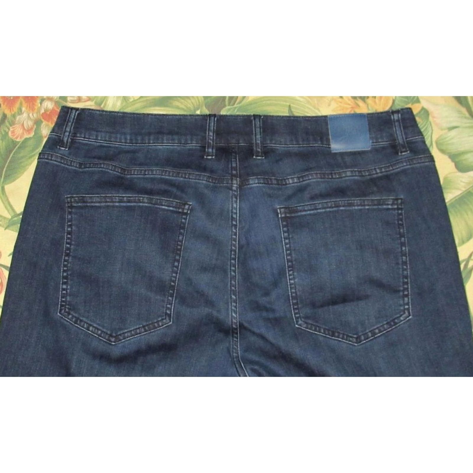 Vintage MUGSY Blue Tapered Denim Jeans 38 x 28 Mens Size US 38 / EU 54 - 4 Thumbnail