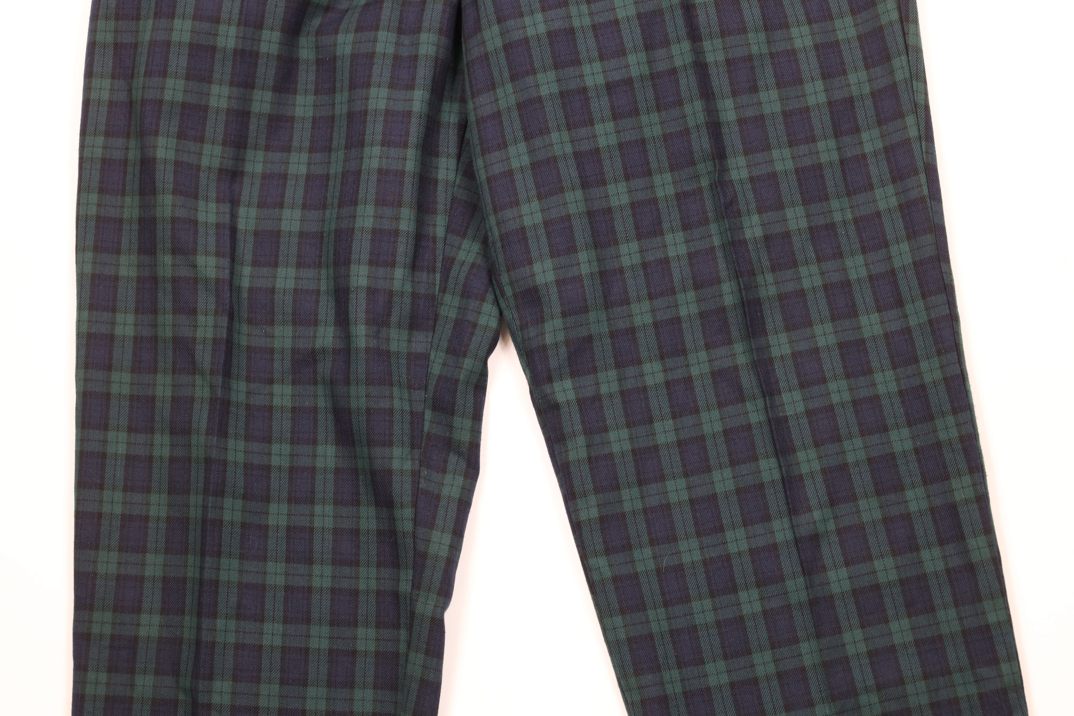 Vintage Vintage 90s Streetwear Tapered Leg Flannel Pants Plaid USA Size 36" / US 14 / IT 50 - 3 Thumbnail
