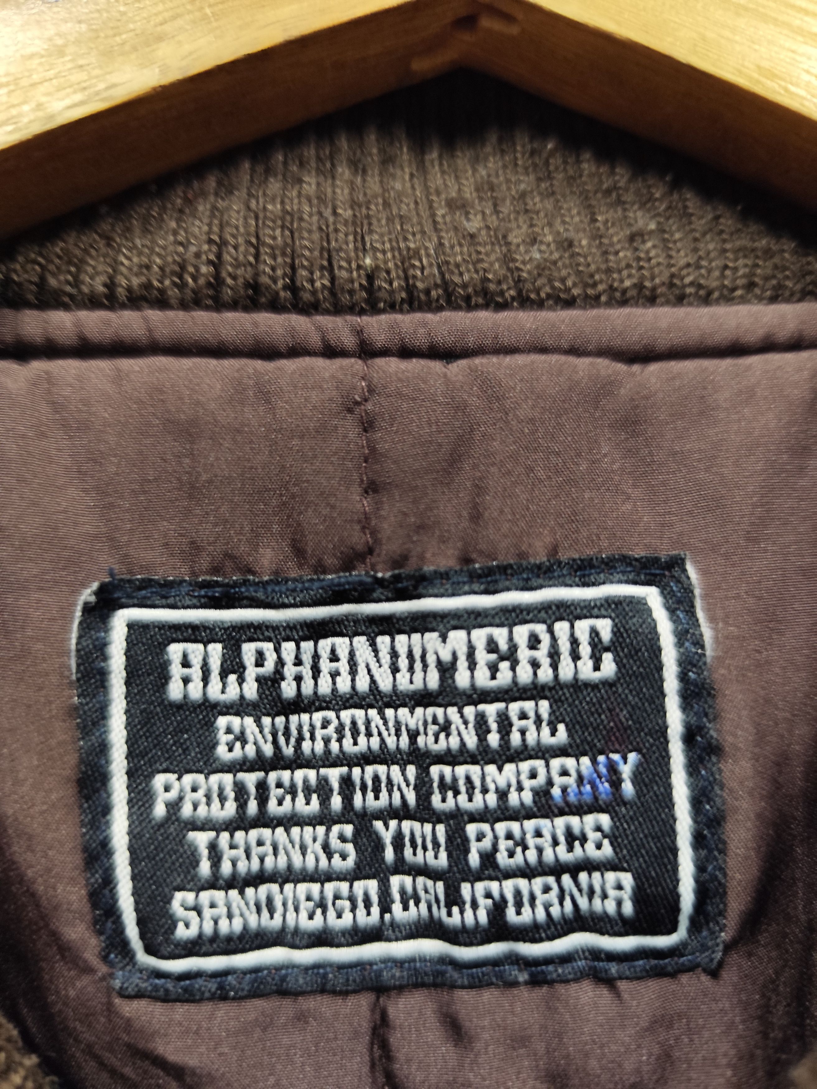 Avirex vintage alpha numeric bomber flight jacket Size US M / EU 48-50 / 2 - 7 Thumbnail