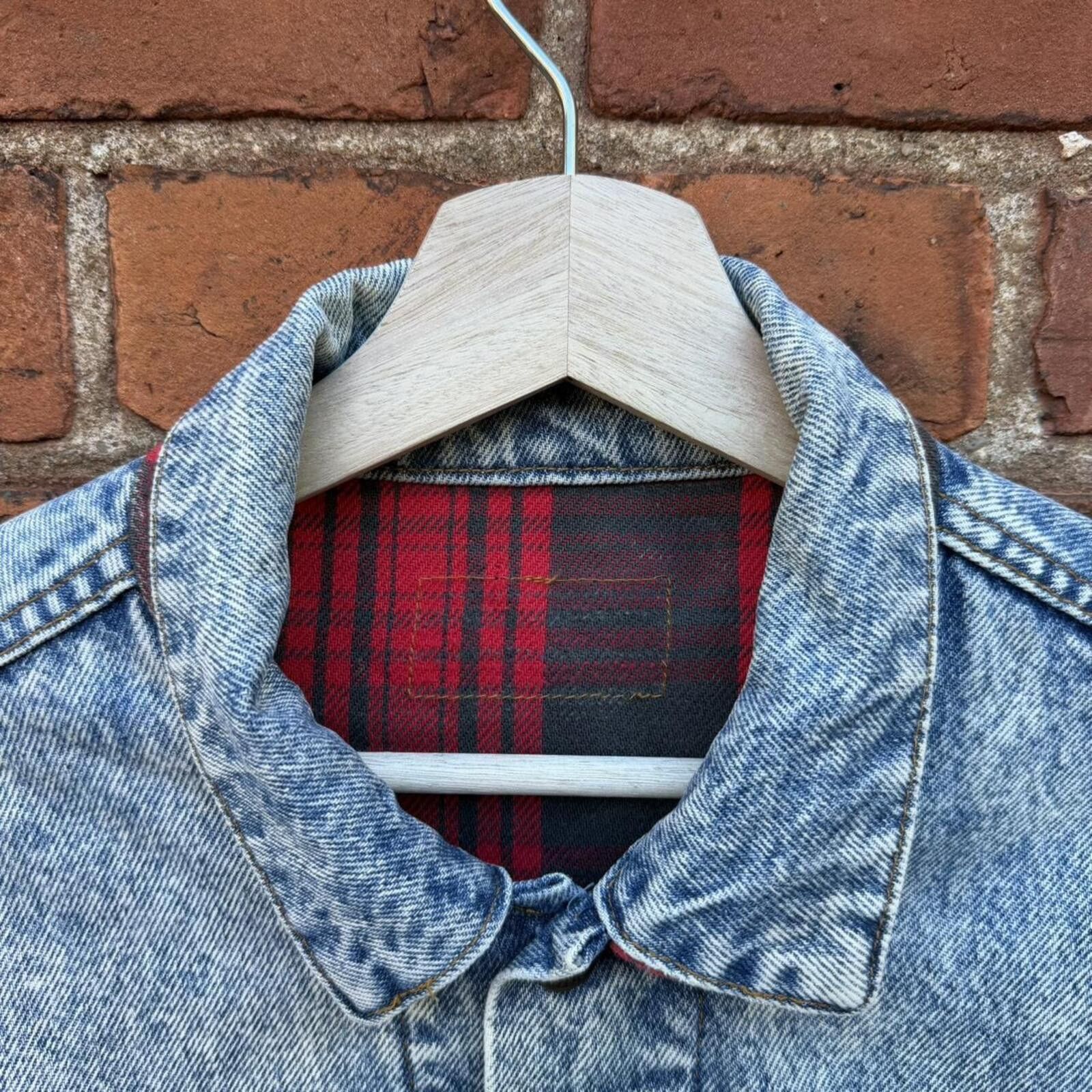 Levi's vintage Levi’s flannel lined jean jacket 1989 M Size US M / EU 48-50 / 2 - 6 Thumbnail