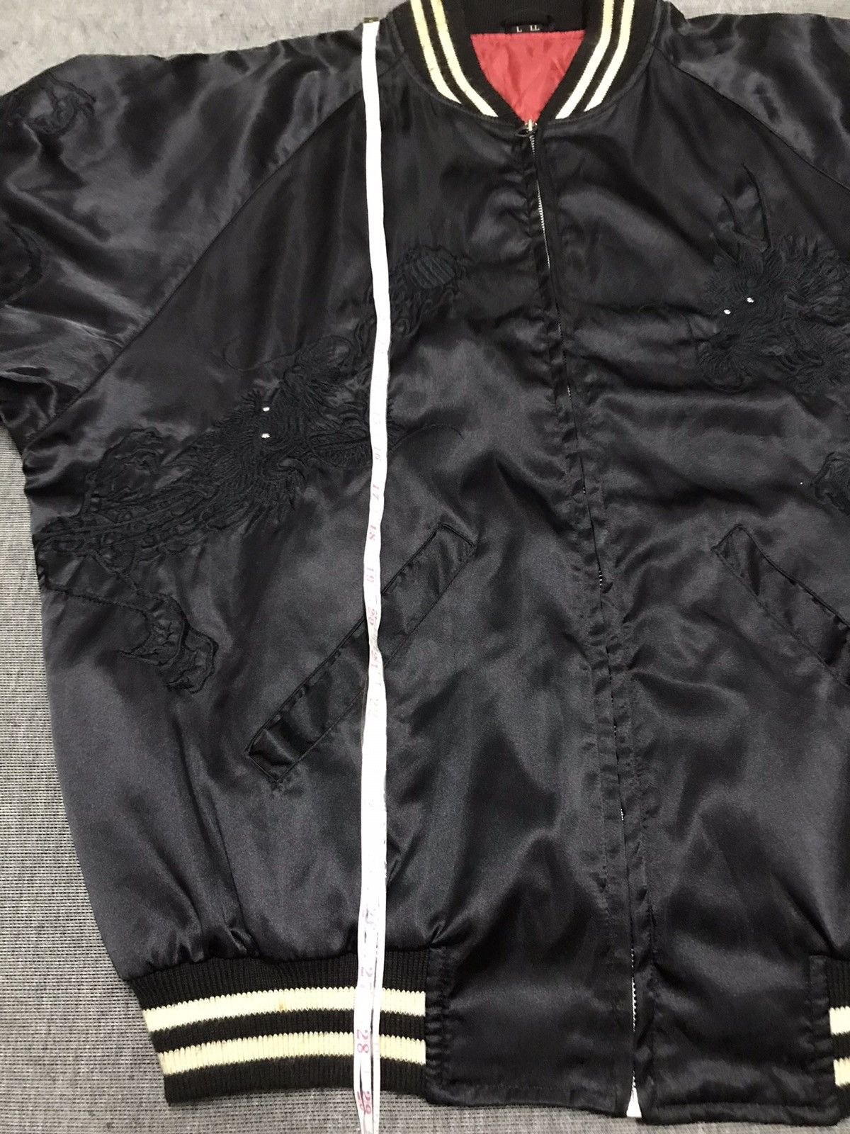 Japanese Brand × Vintage Vintage Souvenir Sukajan Black Dragon Size US L / EU 52-54 / 3 - 19 Thumbnail