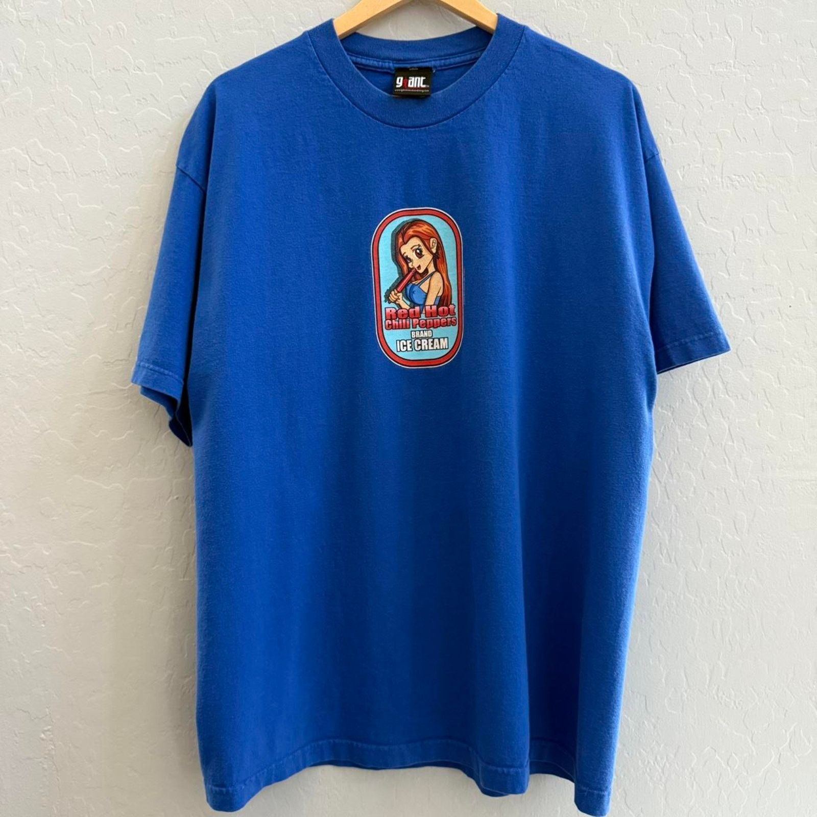 Anvil Vintage 00s red hot chili peppers hook ups style t-shirt Size US XL / EU 56 / 4 - 2 Thumbnail