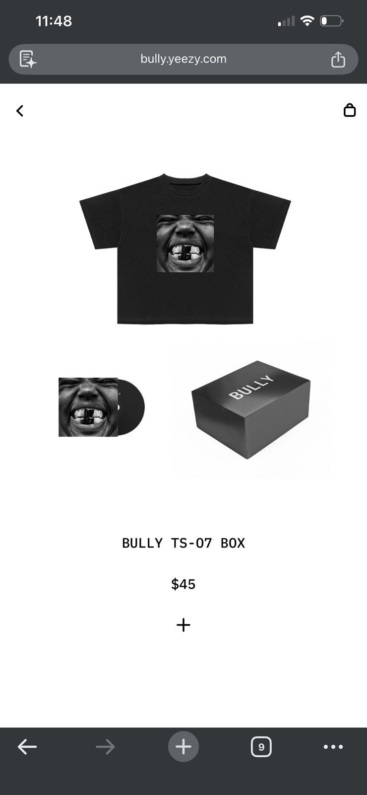 Yeezy Bully TS-07 Box Album Cover Graphic Print T Shirt Size US XL / EU 56 / 4 - 4 Thumbnail
