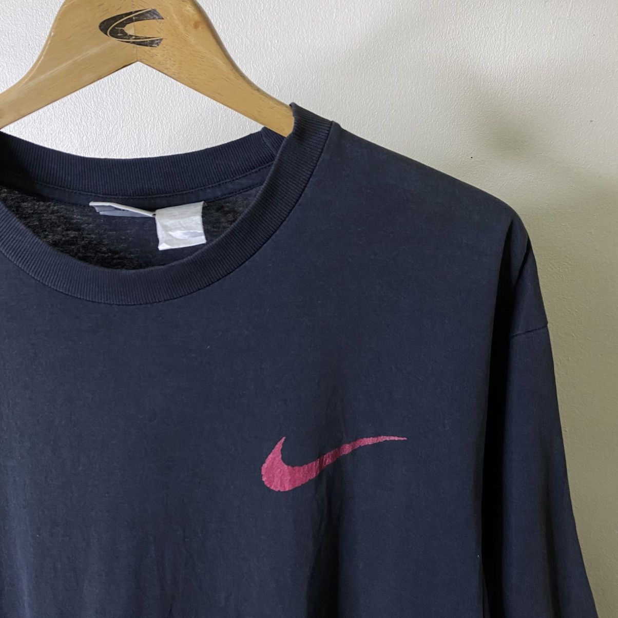 Nike Vintage 1990s Nike Air Fades Black Tee Travis Style Size US L / EU 52-54 / 3 - 10 Thumbnail