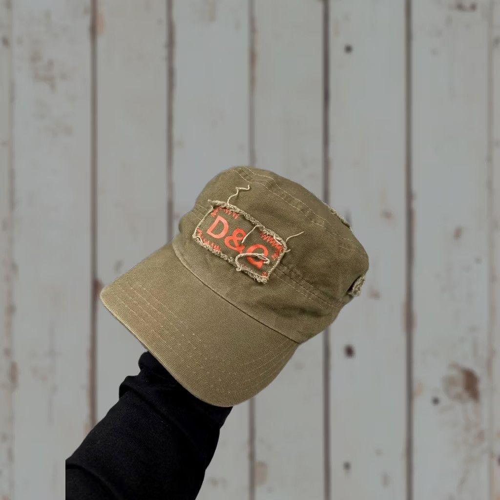 VINTAGE Dolce Gabbana DG Cap Hat Green 90s Men