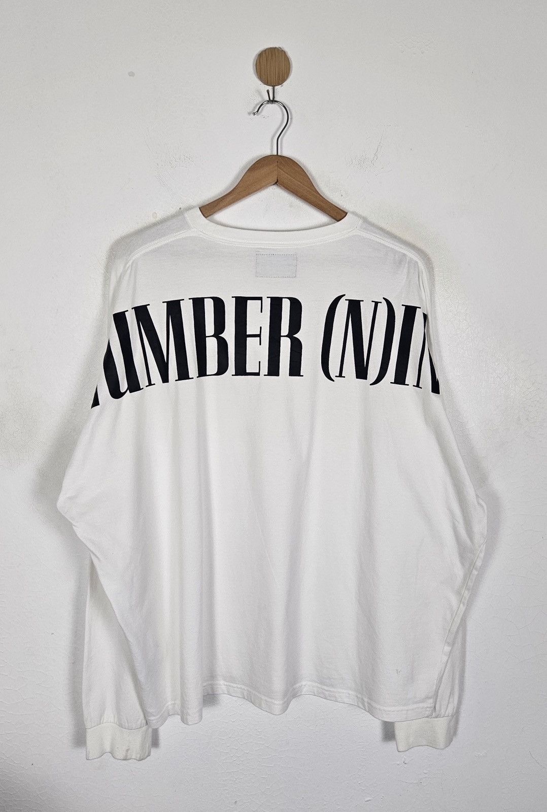 Number (N)ine Number Nine denim Spellout tee shirt Size US L / EU 52-54 / 3 - 1 Thumbnail