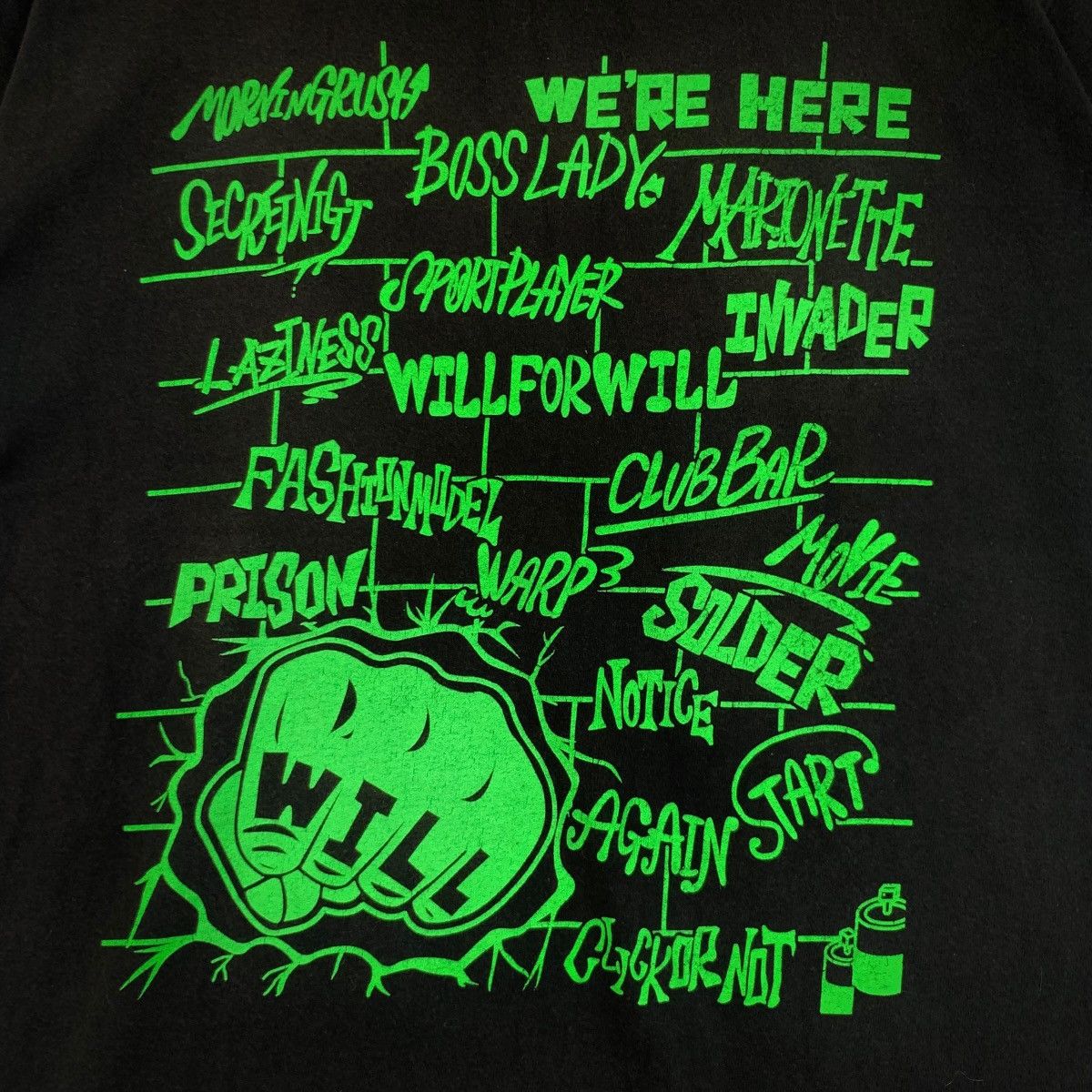 Vintage WILL OF DMC Morning Crush Solder Hip Hop Rap Tee Shirt Size US M / EU 48-50 / 2 - 3 Thumbnail