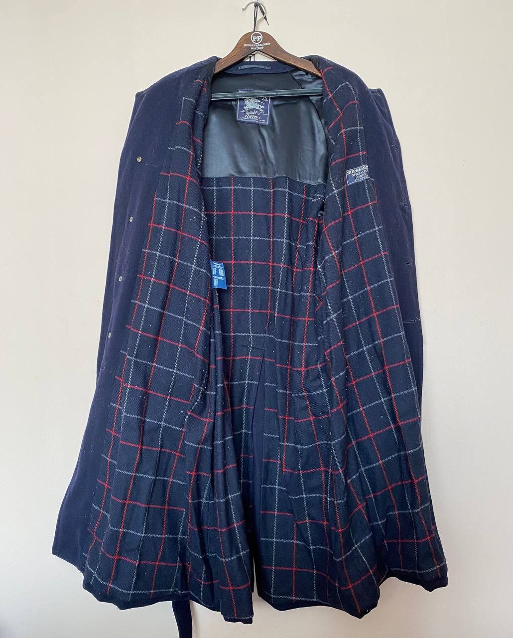Burberry Vintage Burberrys wool coat Size US XL / EU 56 / 4 - 15 Thumbnail