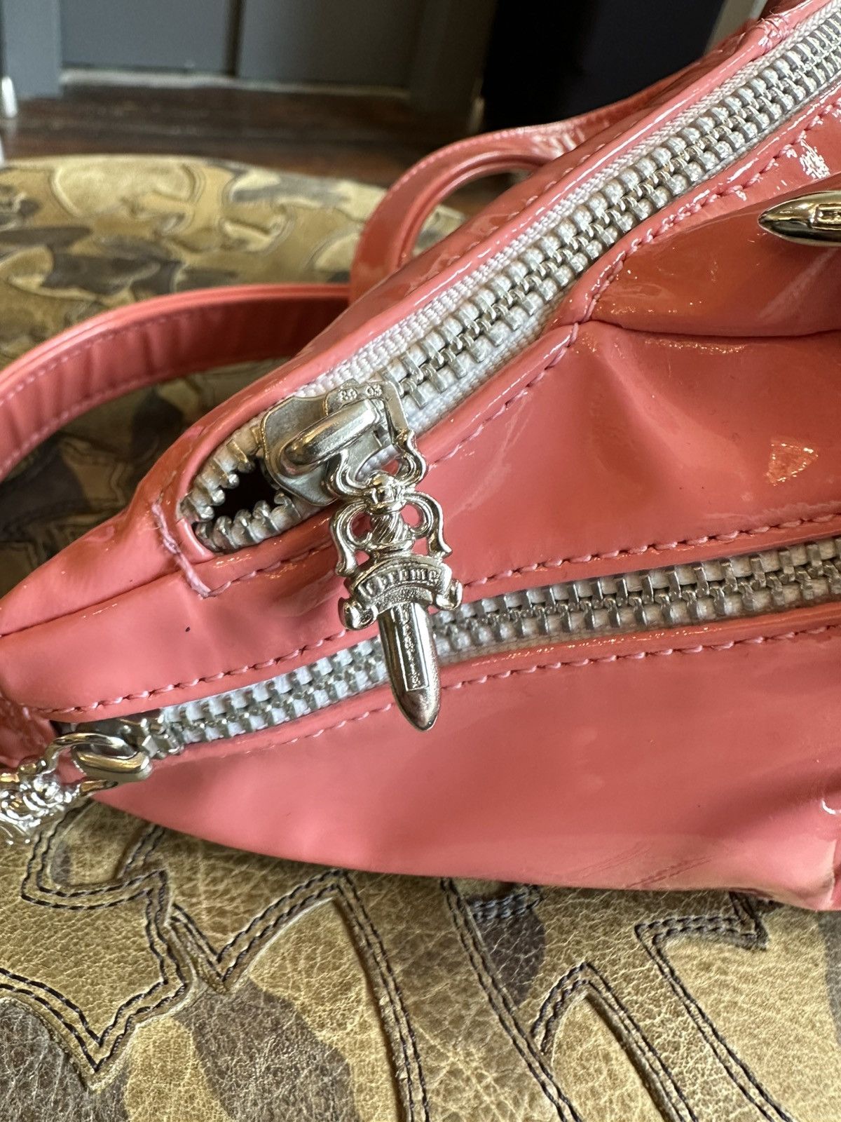 Chrome Hearts CHROME HEARTS PINK PATTEN SNAT BAG Size ONE SIZE - 4 Thumbnail