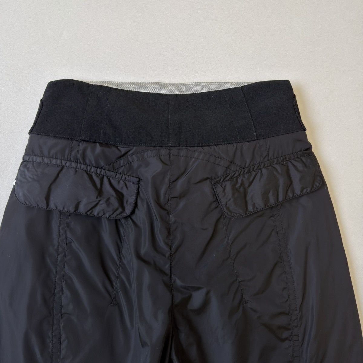 Prada Mid 2000s Black Nylon Ski Trousers Size 26" / US 2 / IT 38 - 16 Thumbnail