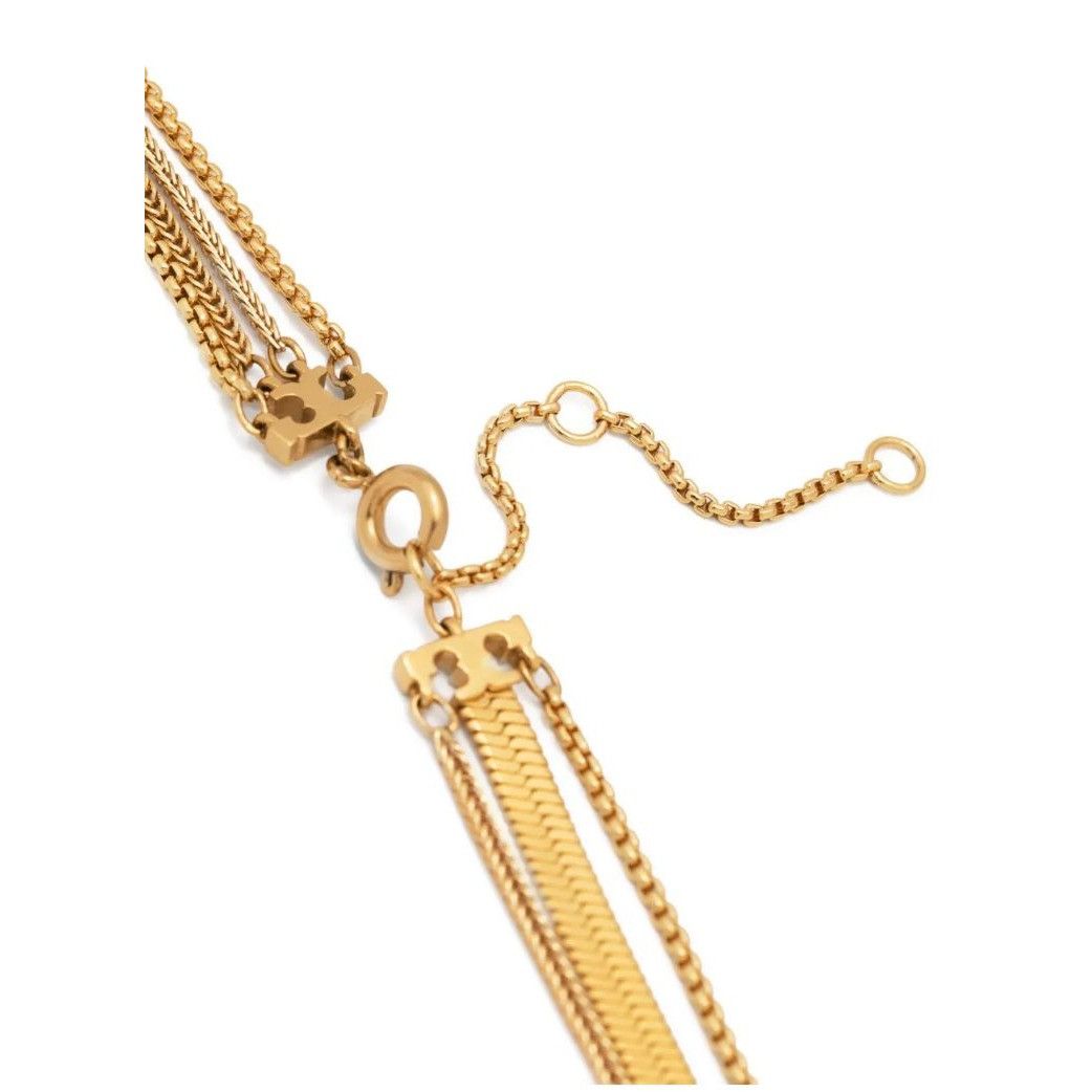 Tory Burch SOLD OUT!! AUTHENTIC GOLD KIRA PEARL LAYERED NECKLACE!!! Size ONE SIZE - 4 Thumbnail