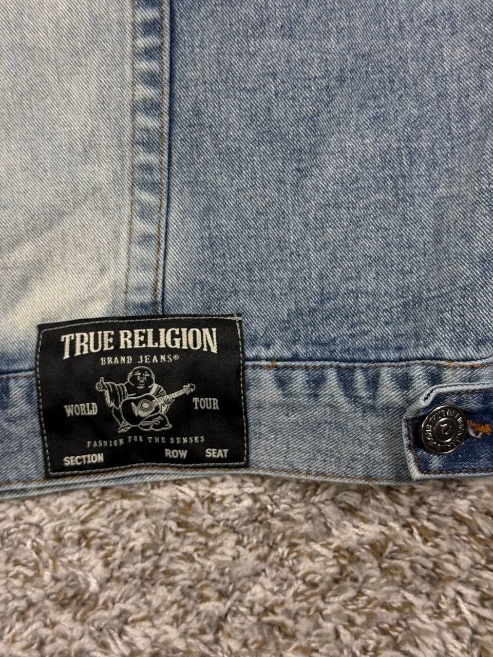 True Religion True Religion Jimmy Sherpa Denim Blue Jacket Size US L / EU 52-54 / 3 - 12 Thumbnail
