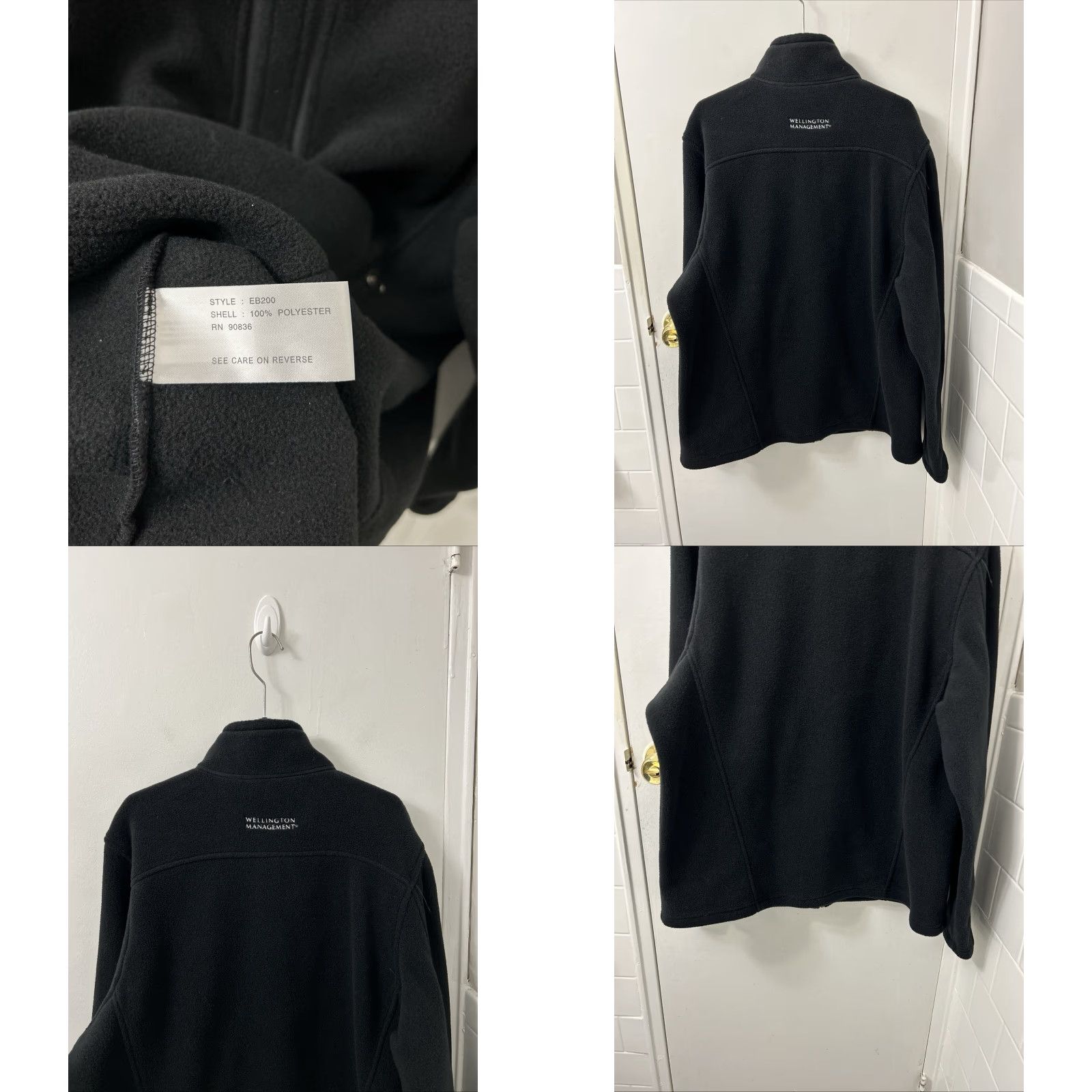 Eddie Bauer Eddie Bauer Jacket Womens L Black Full Zip Fleece Pockets Logo L/S Size L / US 10 / IT 46 - 8 Thumbnail