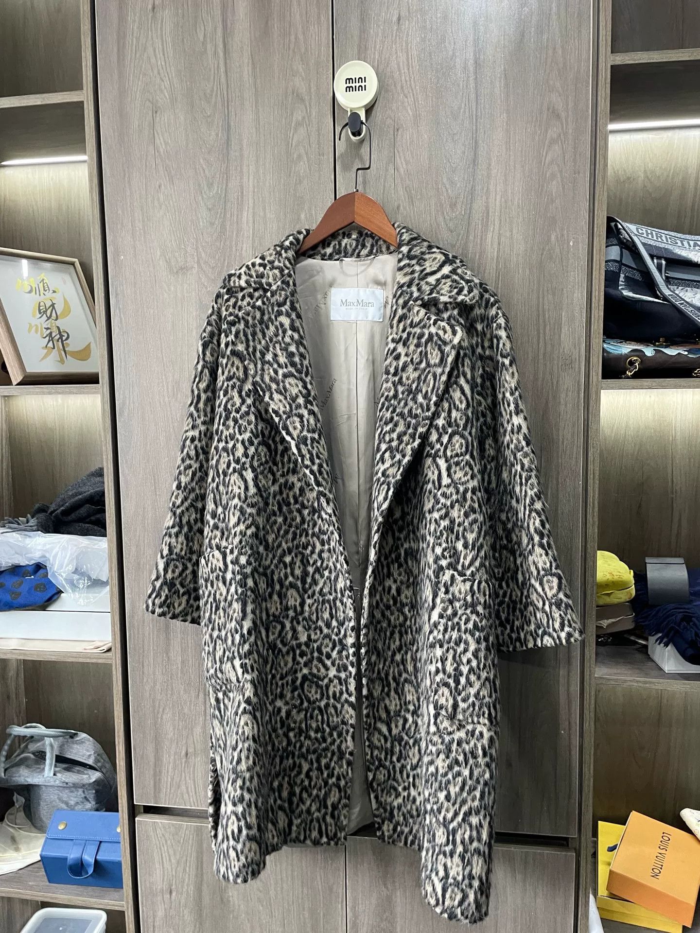 Max Mara MaxMara Leopard Print Coat Size XS / US 0-2 / IT 36-38 - 1 Thumbnail