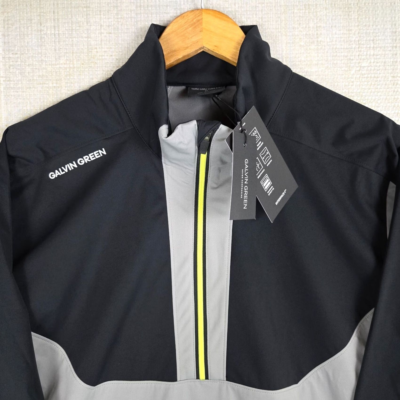 Galvin Green VINTAGE Galvin Green Jacket Windproof 1/2 Zip Thermal Lined Golf/Casual Mens XL Gray Size US XL / EU 56 / 4 - 3 Thumbnail