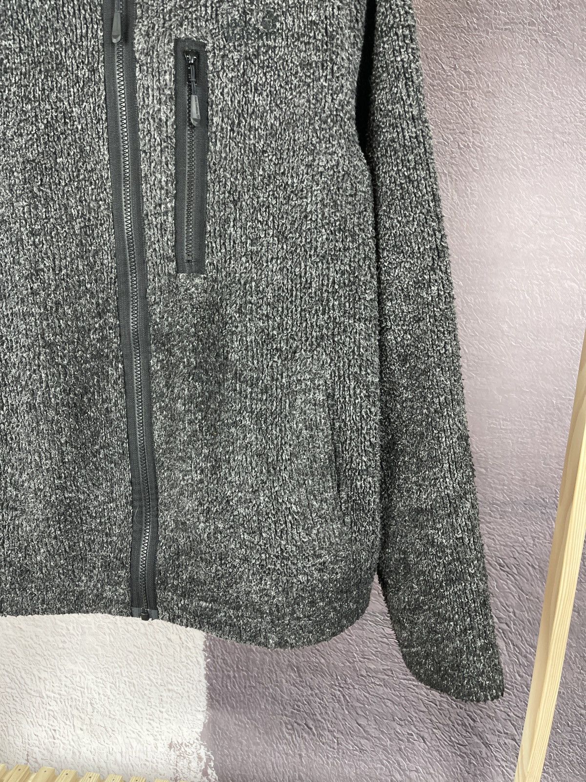 Jack Wolfskin Jack Wolfskin Ash Grey full zip teddy fleece pullover jacket Size US XL / EU 56 / 4 - 5 Thumbnail