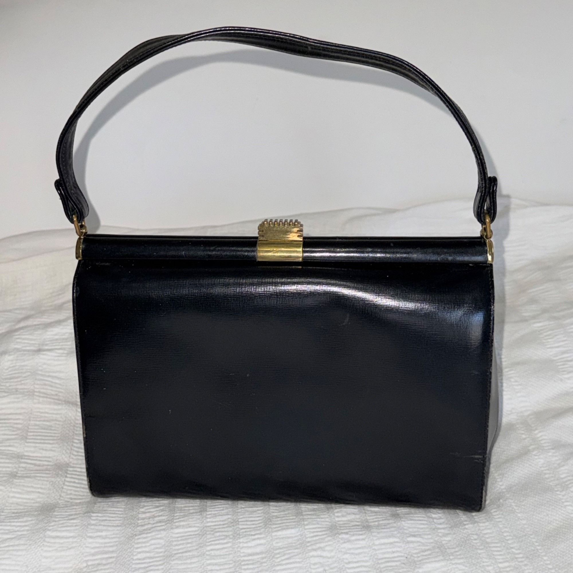 Other Vintage Coblentz Original Leather Handbag - Mid-Century Stru Size ONE SIZE - 1 Thumbnail