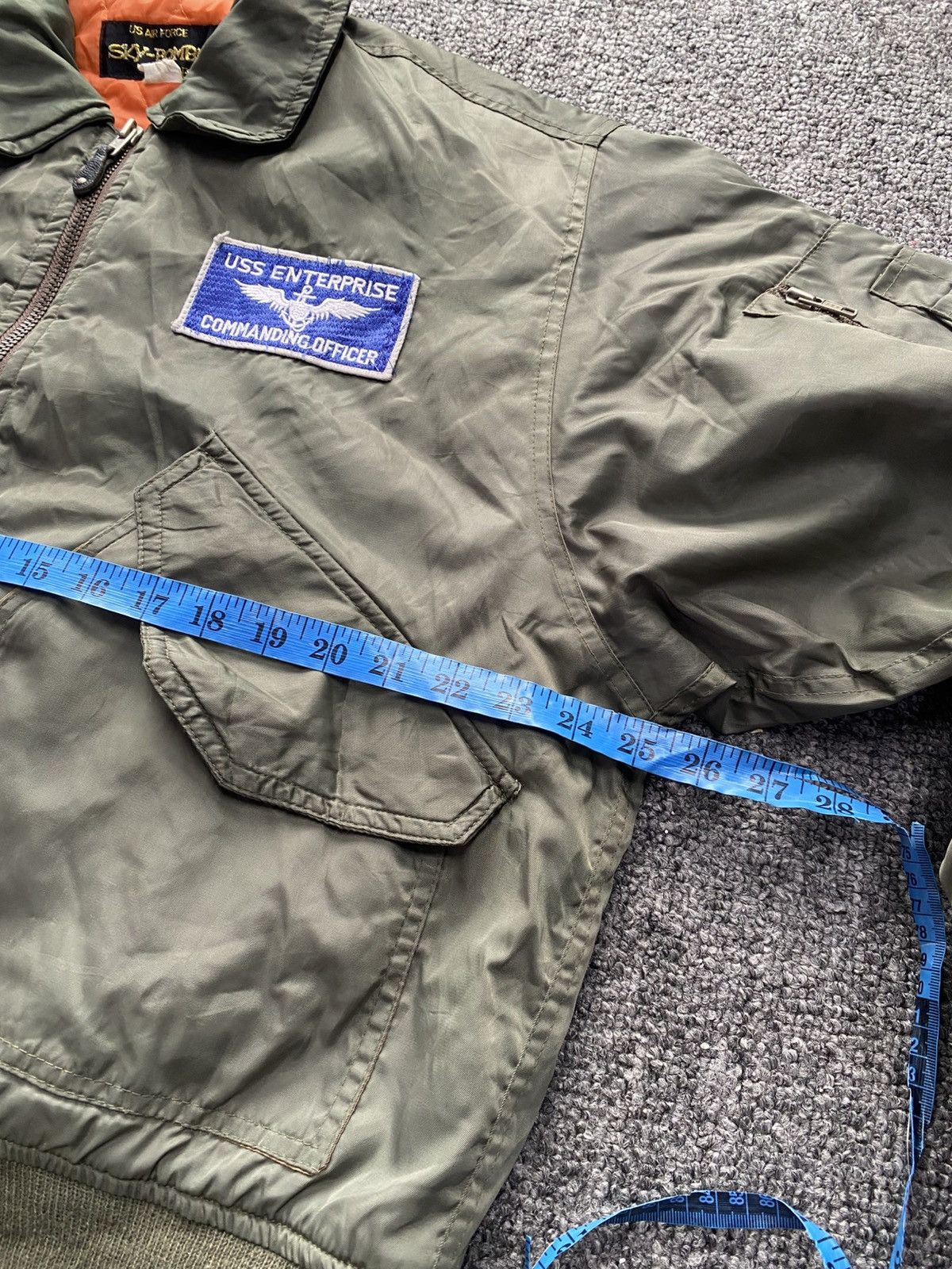 Other CWU-45/P flight jacket featuring custom "US Air Force Size US XL / EU 56 / 4 - 8 Thumbnail