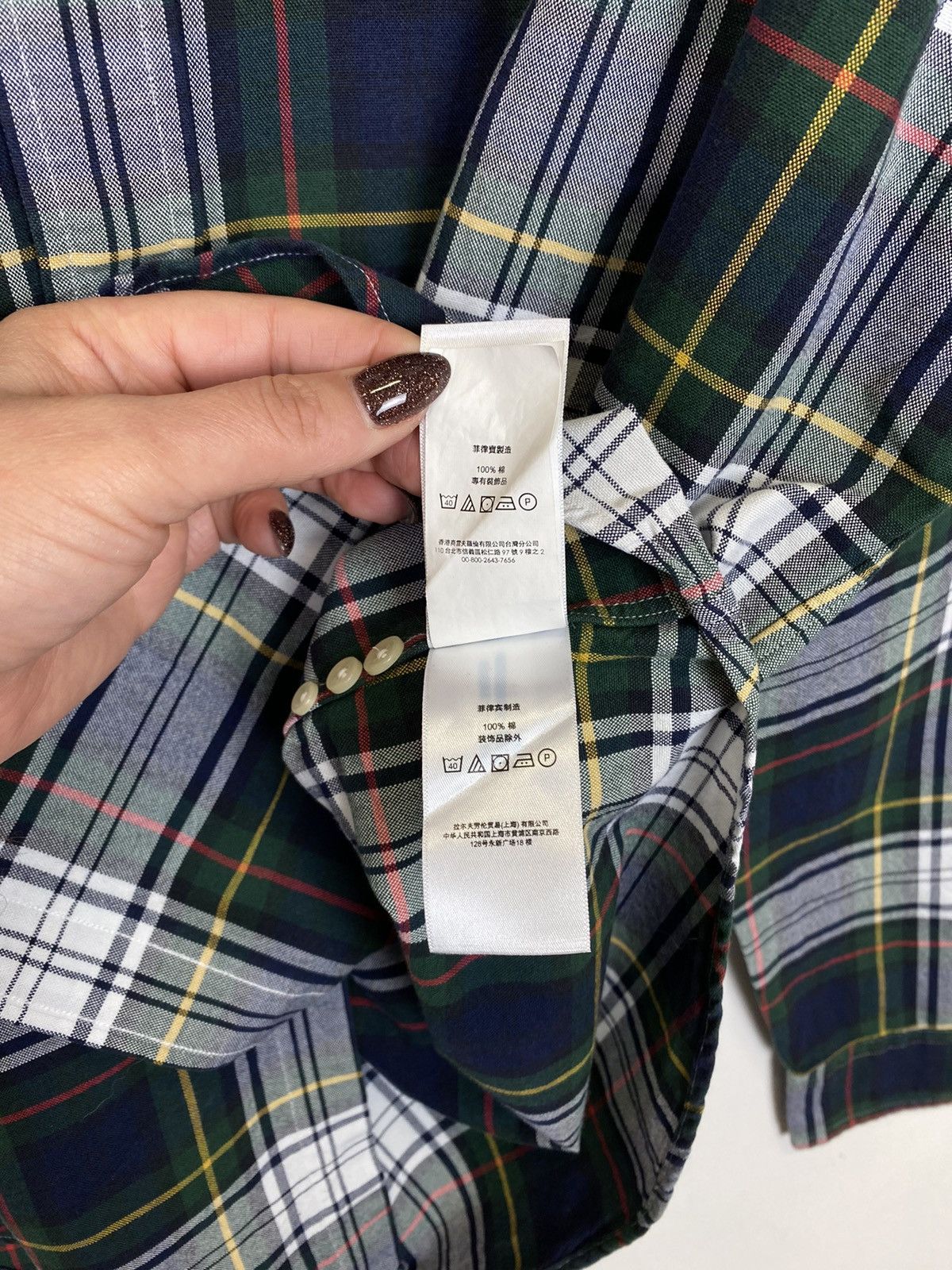 Polo Ralph Lauren Vintage Ralph Lauren Plaid Slim Fit Shirt Men’s Size XXL Size US XXL / EU 58 / 5 - 9 Thumbnail