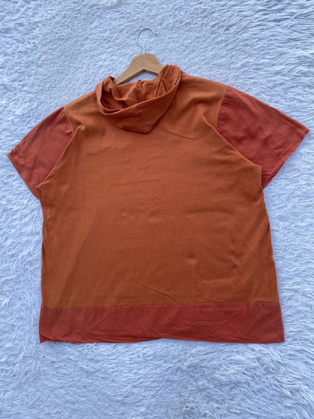 Issey Miyake Vintage 90s Hai Sporting Gear by Issey Miyake Hooded Tshirt Size US M / EU 48-50 / 2 - 15 Thumbnail