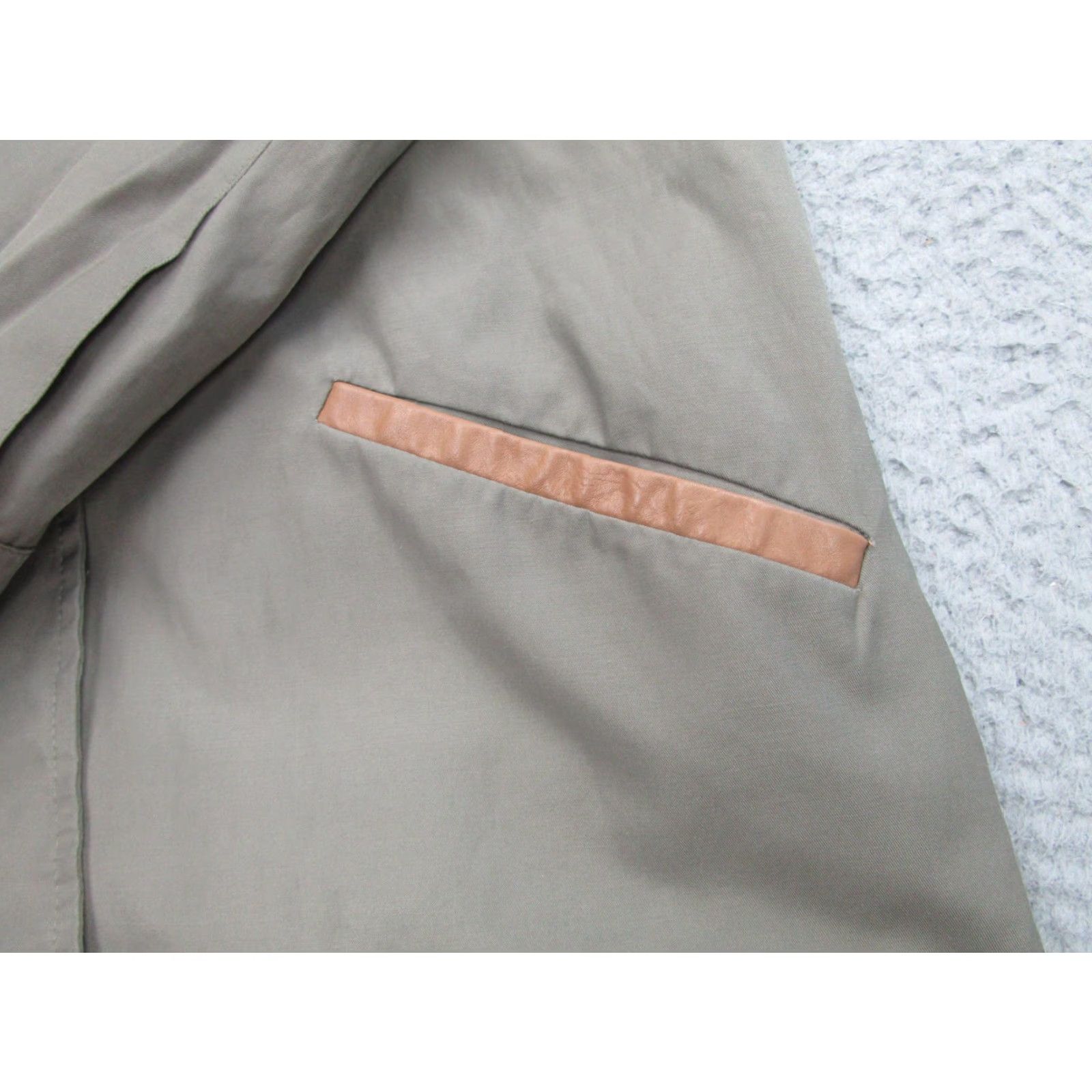 Ralph Lauren Lauren Ralph Lauren Coat Womens Petite Small Olive Hooded Anorak Parka Lined Full Zip Pockets Size S / US 4 / IT 40 - 4 Thumbnail