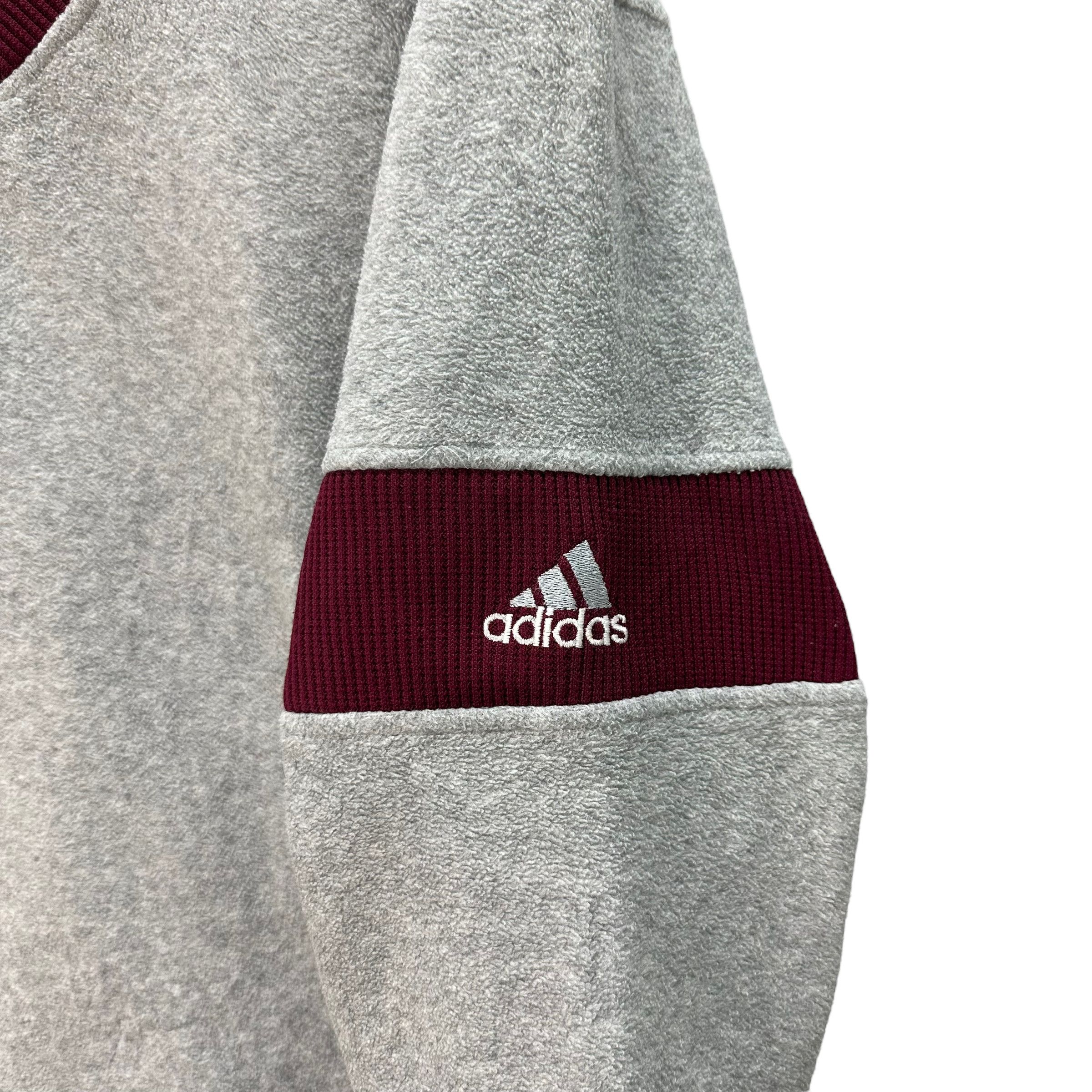 Adidas ADIDAS V NECK FLEECE JUMPER #7652-161 Size US M / EU 48-50 / 2 - 7 Thumbnail