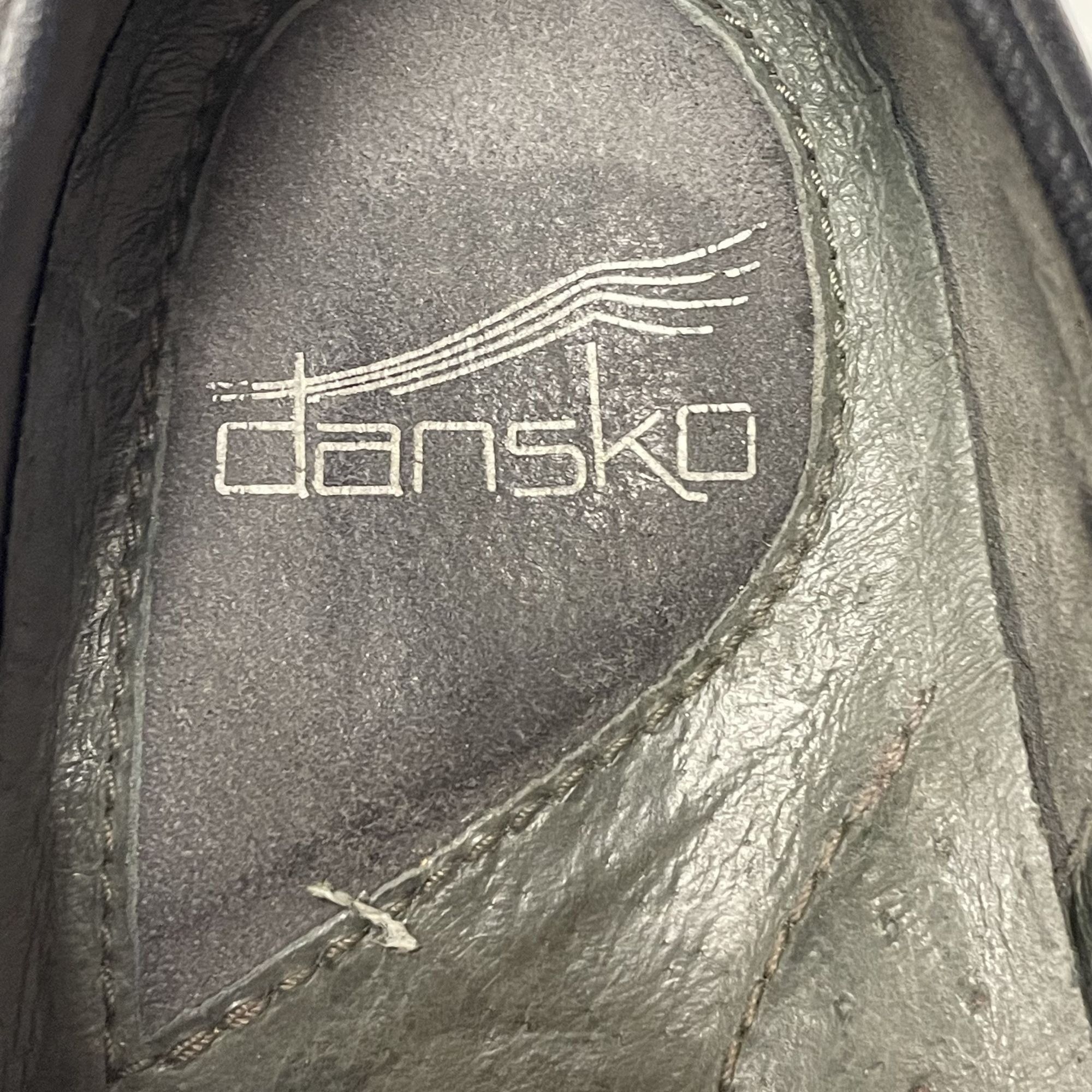 Dansko Dansko Black Leather PRO Medical Shoes Professional Clogs Size US 6.5 / IT 36.5 - 7 Thumbnail