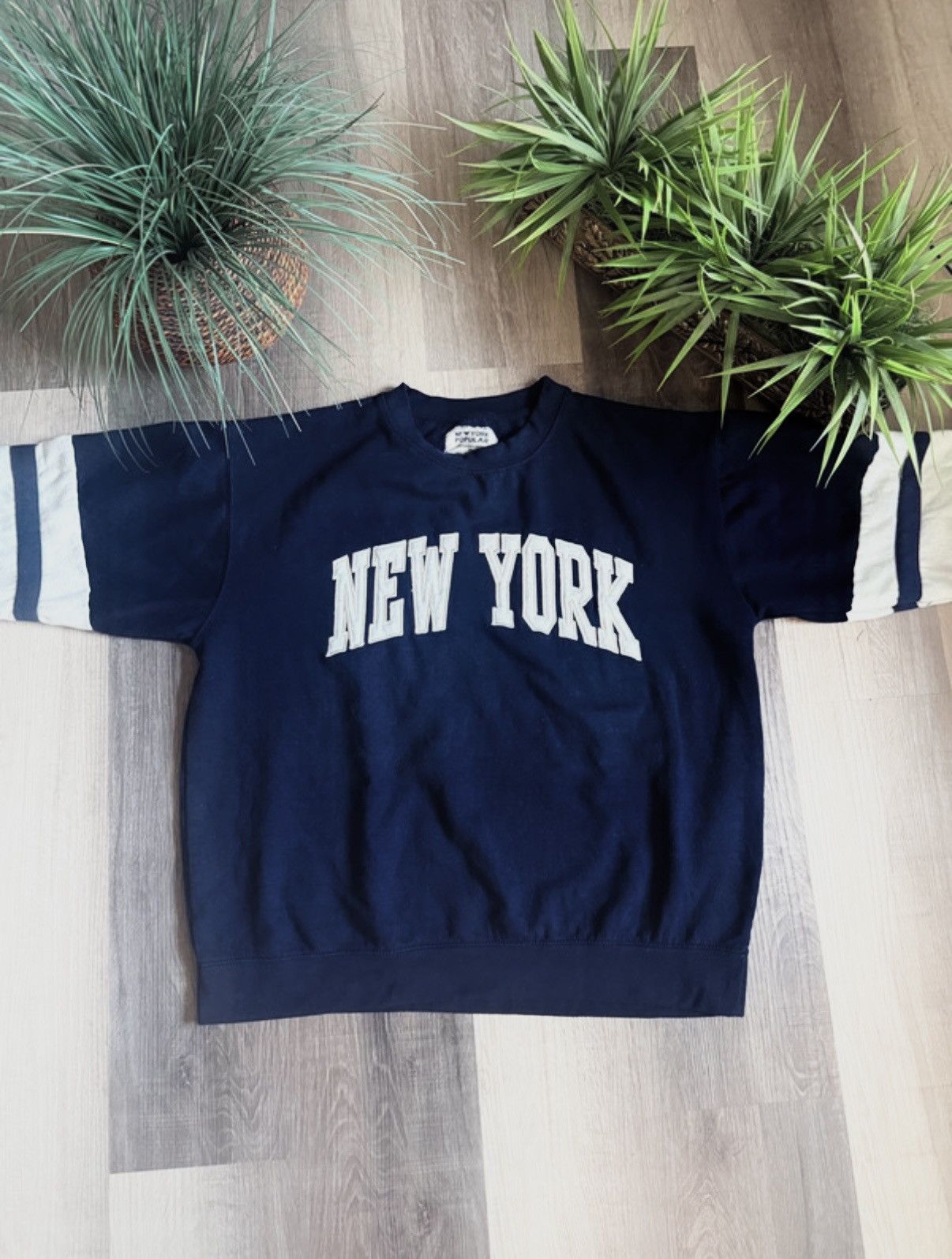 New York Yankees Vintage NEW YORK Varsity Sweatshirt Retro Crewneck Pullover Size US XL / EU 56 / 4 - 2 Thumbnail