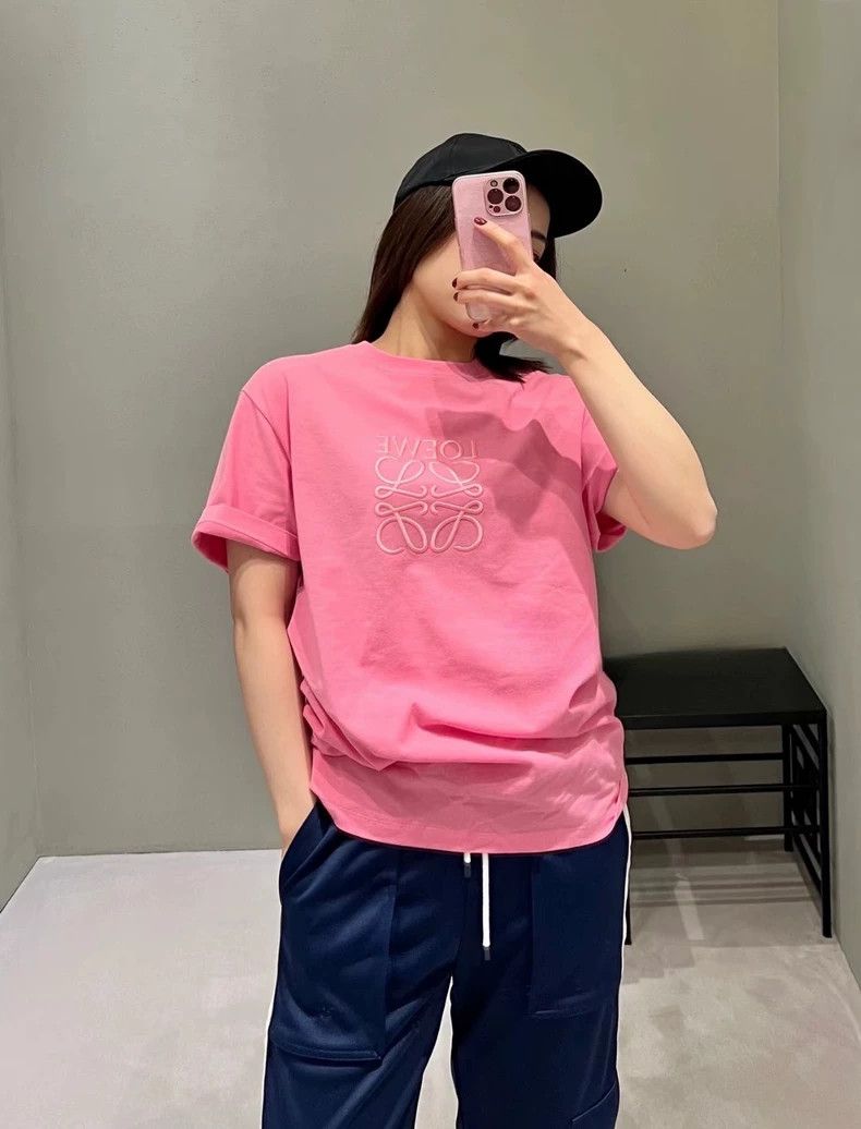 Loewe LOEWE Solid color large Logo short sleeve T-shirt Size XS / US 0-2 / IT 36-38 - 8 Thumbnail