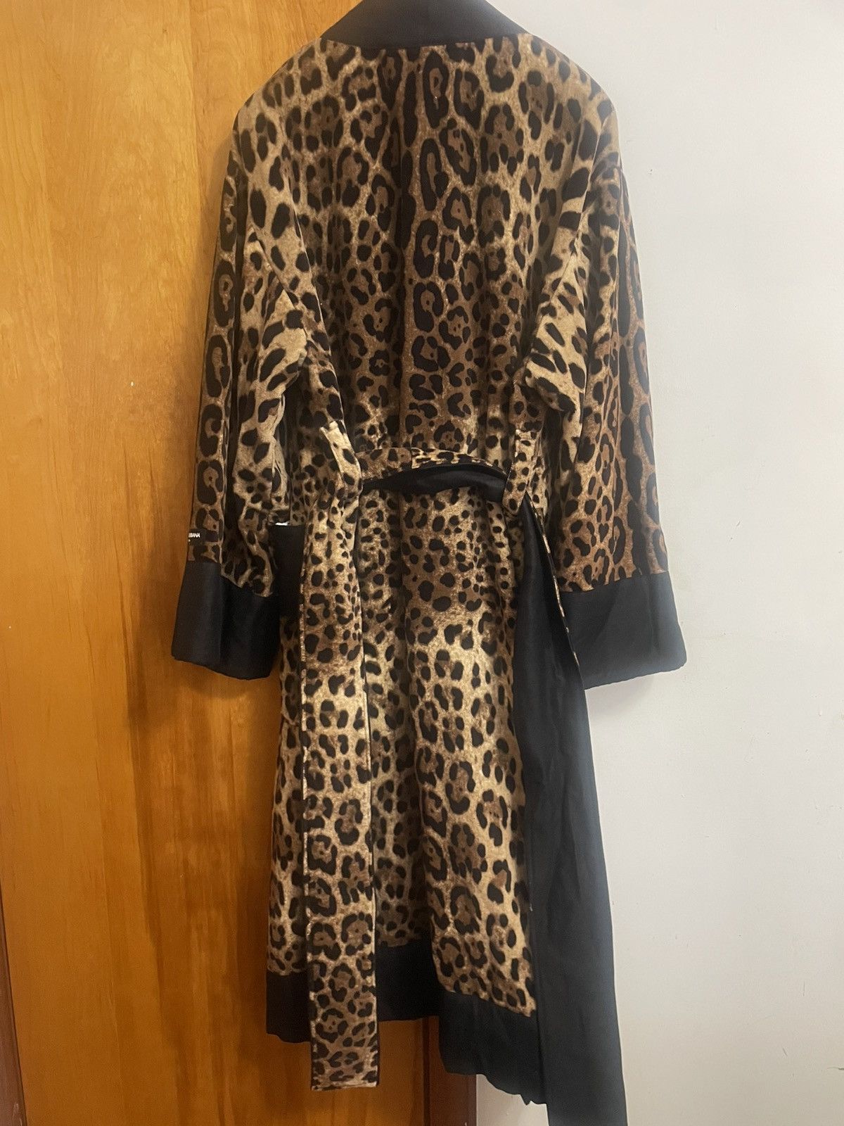 Dolce & Gabbana Dolce & Gabbana Terry Cotton Bath Robe Size M Size ONE SIZE - 8 Thumbnail