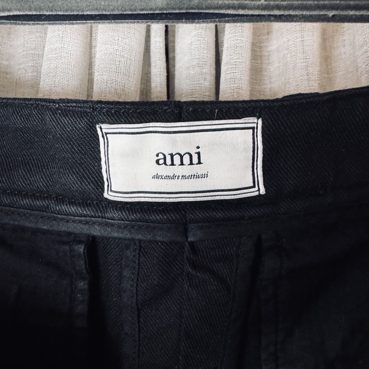 AMI AMI Black Carrot Fit Trousers Size US 34 / EU 50 - 5 Thumbnail