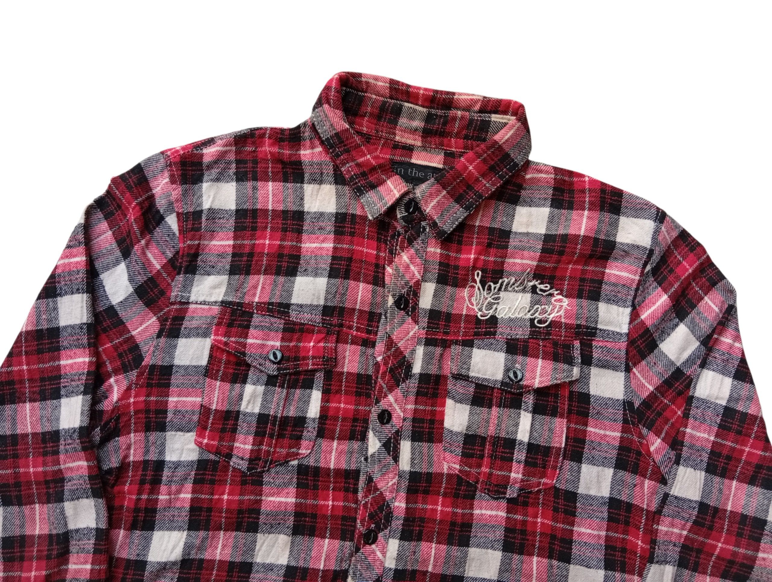 Japanese Brand In The Attic 'sombrero galaxy' plaid flanel shirt Size US L / EU 52-54 / 3 - 2 Thumbnail